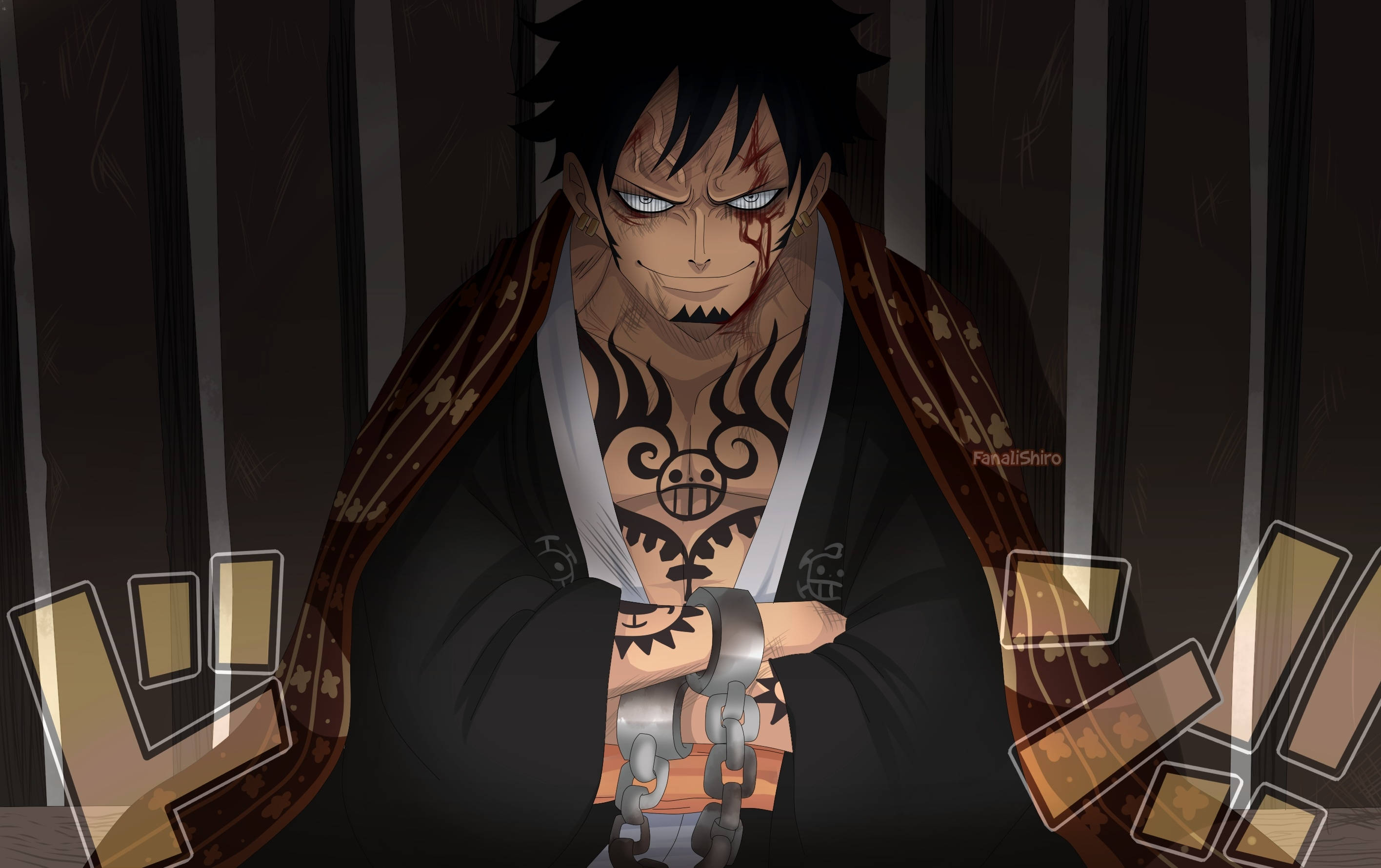 特拉法尔加·罗《航海王》桌面壁纸 壁紙