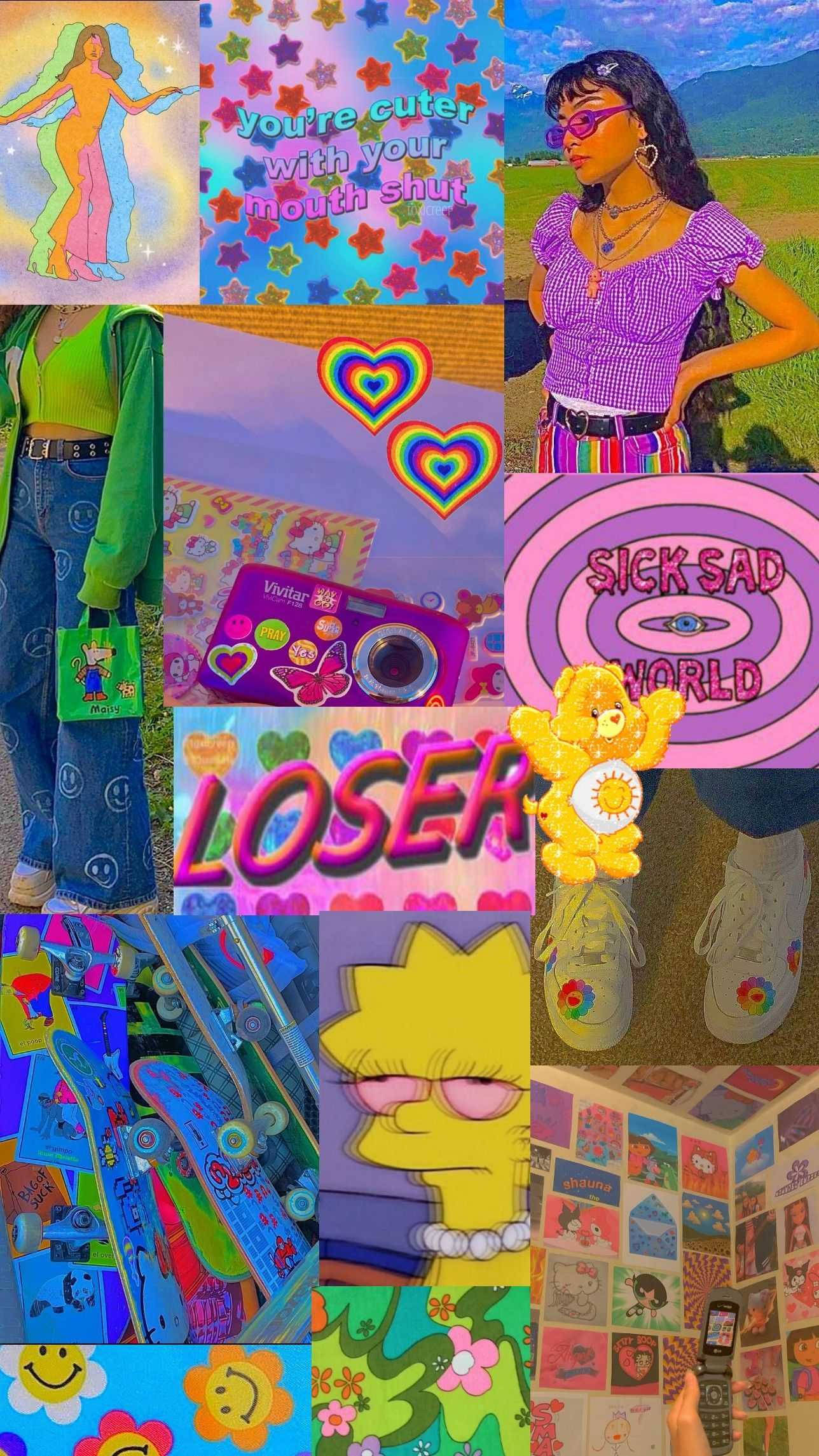 独立少年美学紫色主题 壁紙