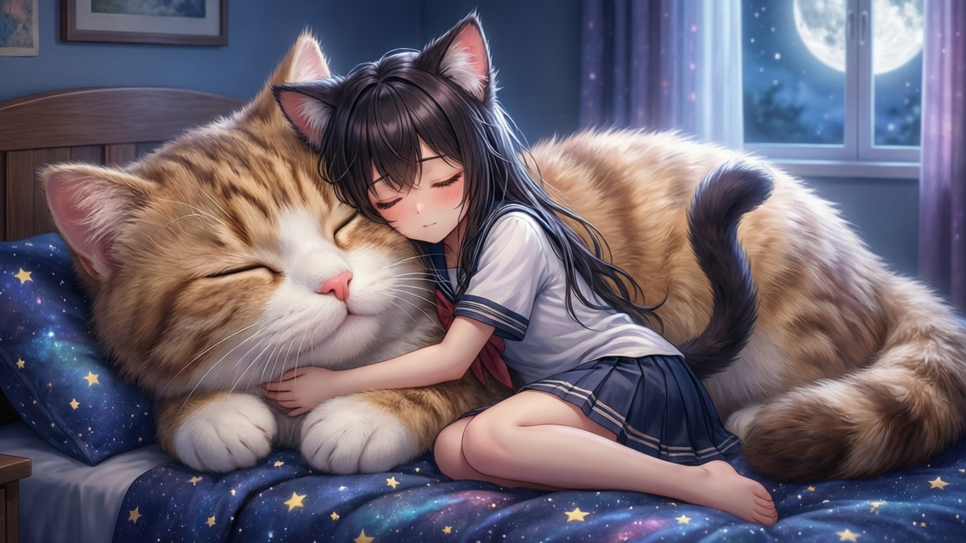 猫娘之梦 壁紙