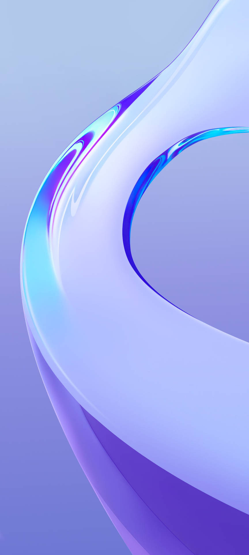 玻璃紫 Vivo Y20 — 紫色 壁紙