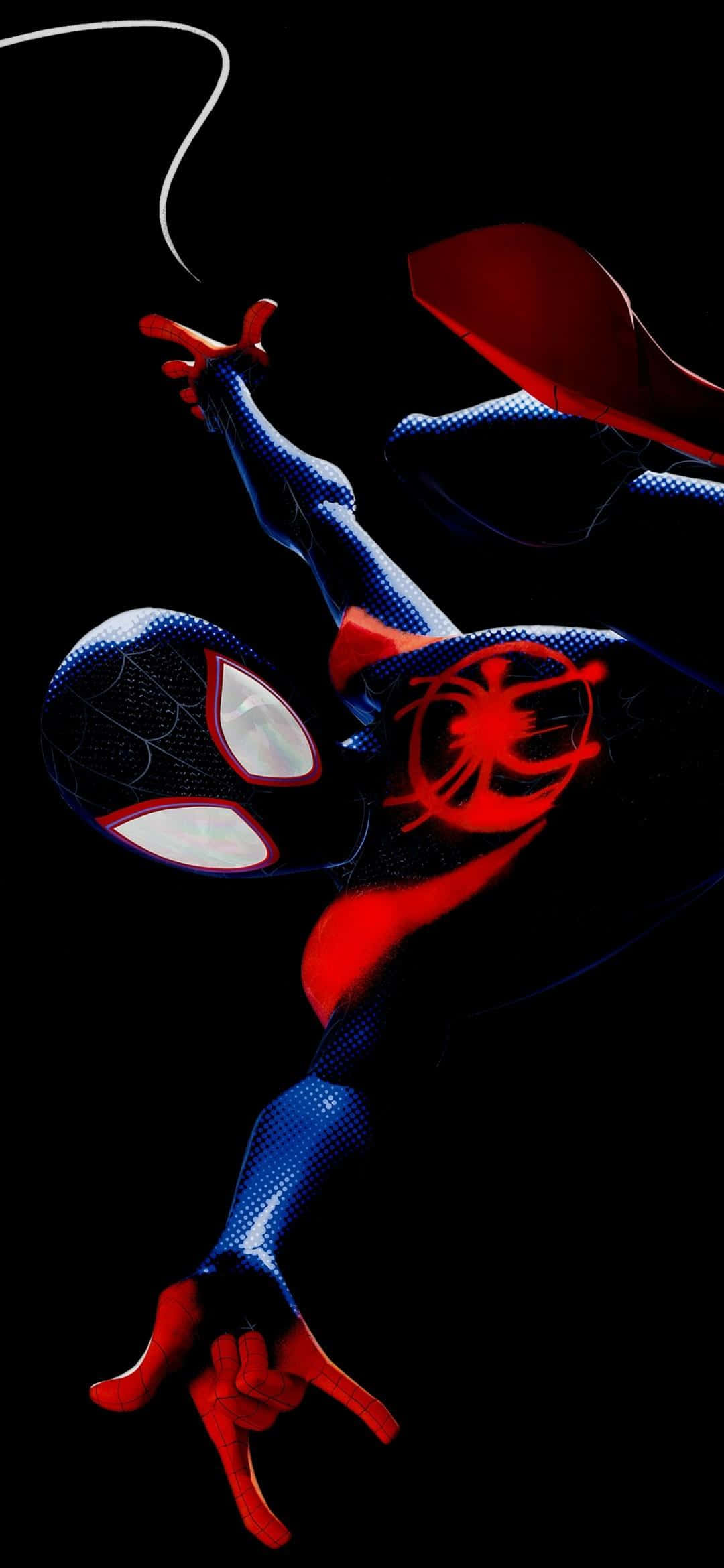 用Miles Morales iPhone掌控一切 壁紙