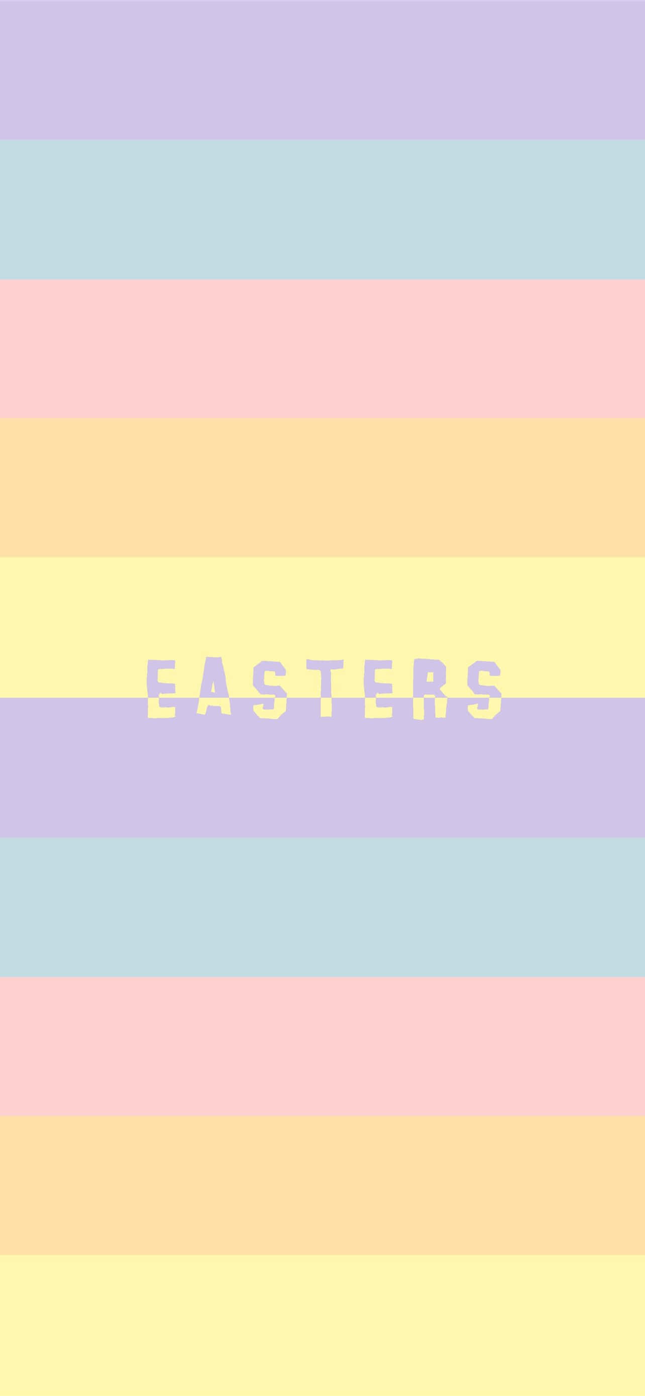 用這款可愛的手機背景迎接復活節！ 壁紙