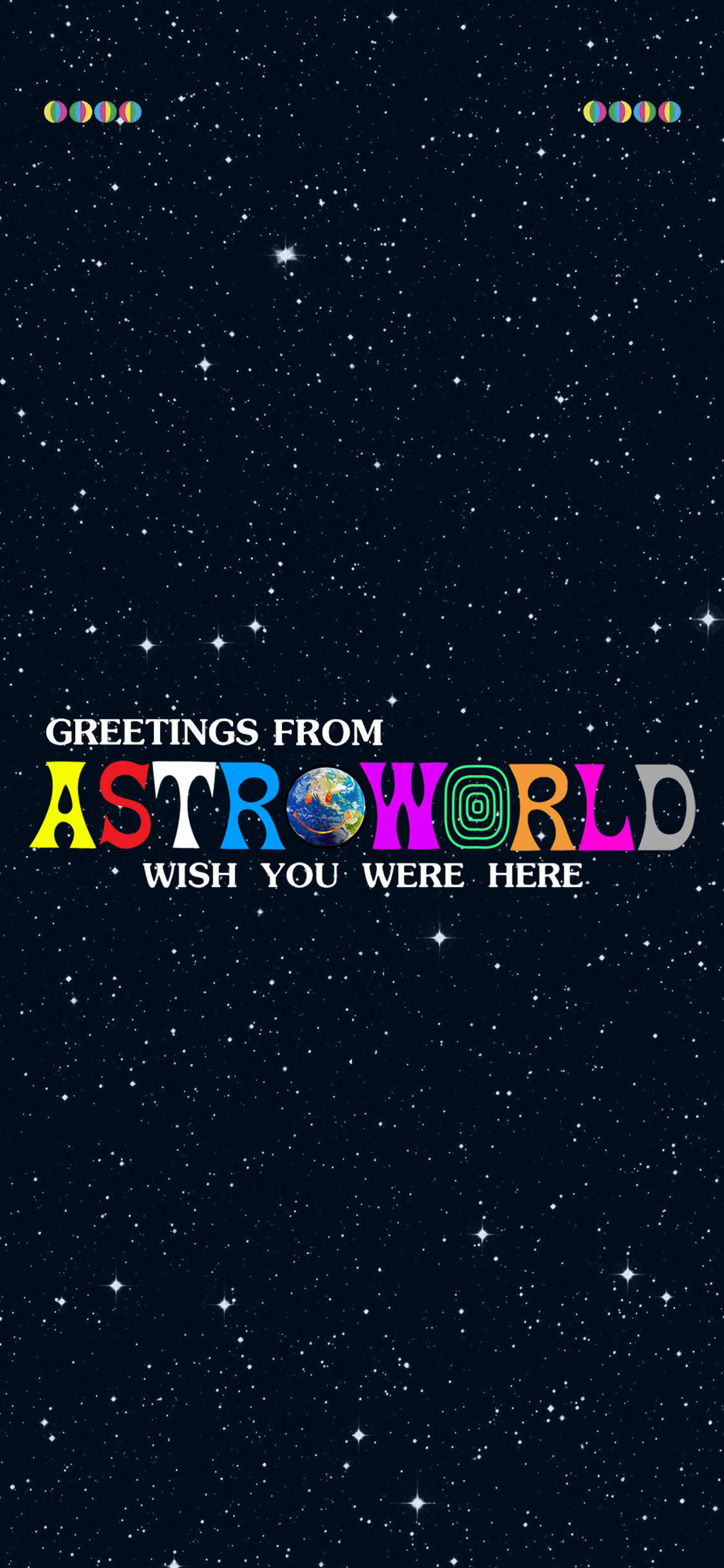 用這款慶祝 Travis Scott《Astroworld》發行的 iPhone 桌布來歡慶 壁紙
