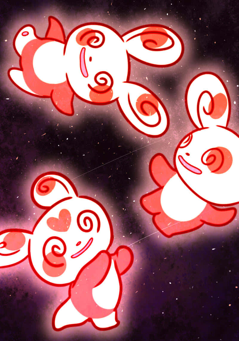 發光粉色晃晃斑 壁紙