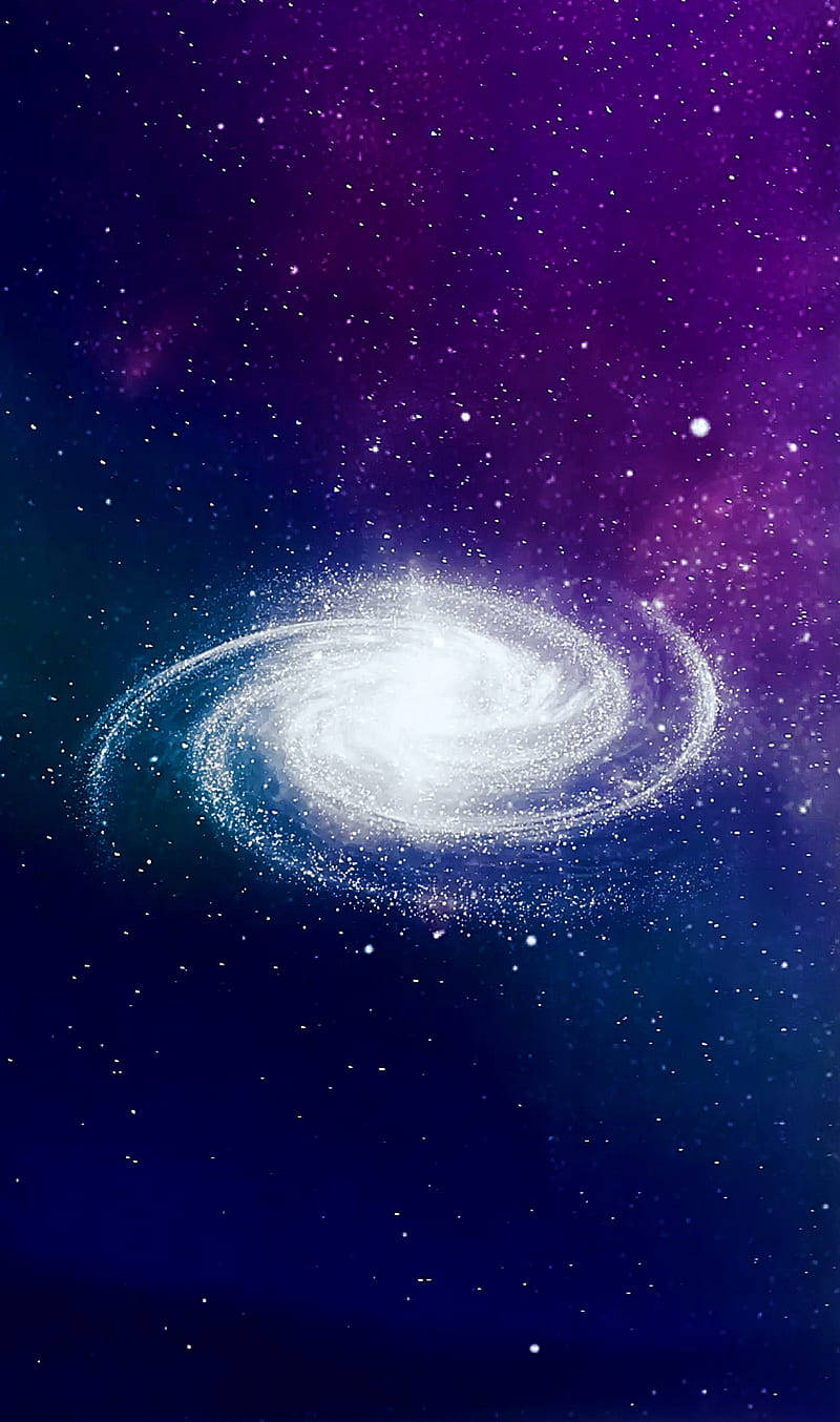 白色螺旋星系动态壁纸 壁紙
