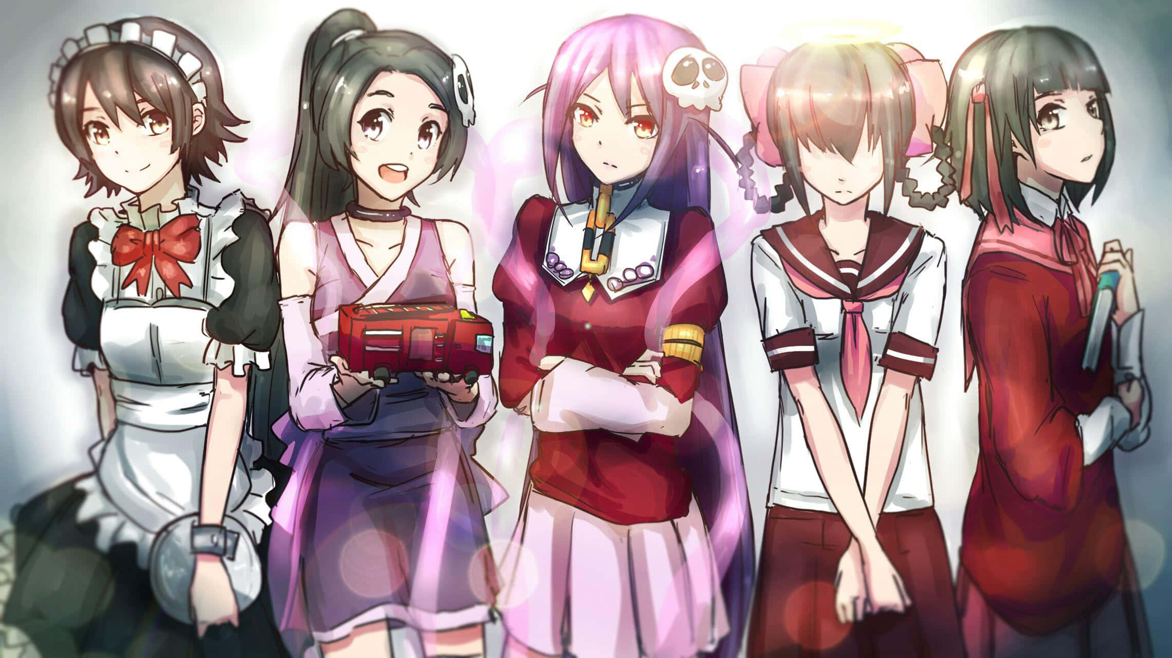神知世界的女孩们 壁紙