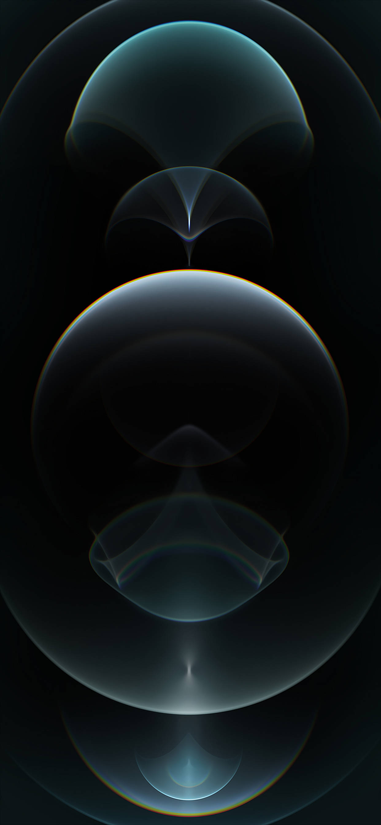 简约白色 iPhone 12 Pro 壁紙