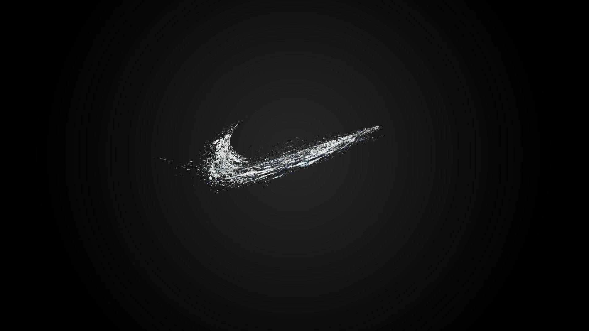 簡約Nike標誌酷黑火柴人凝視電腦 壁紙