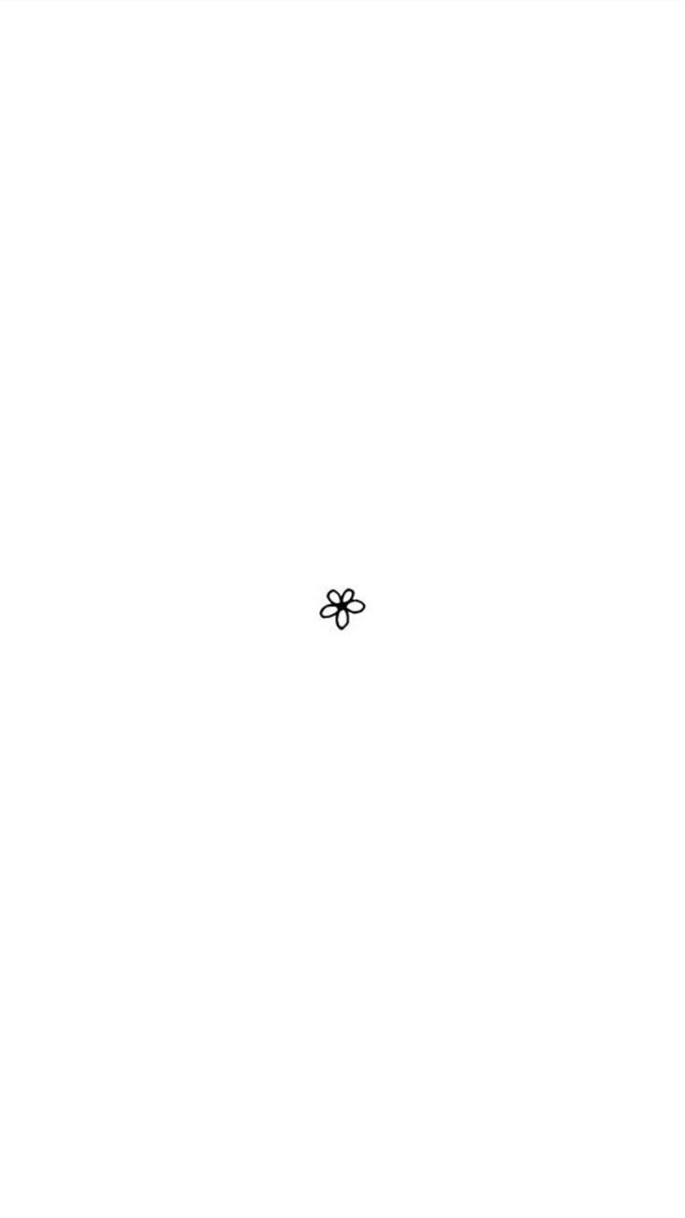 簡約優雅：空白白色花卉素描