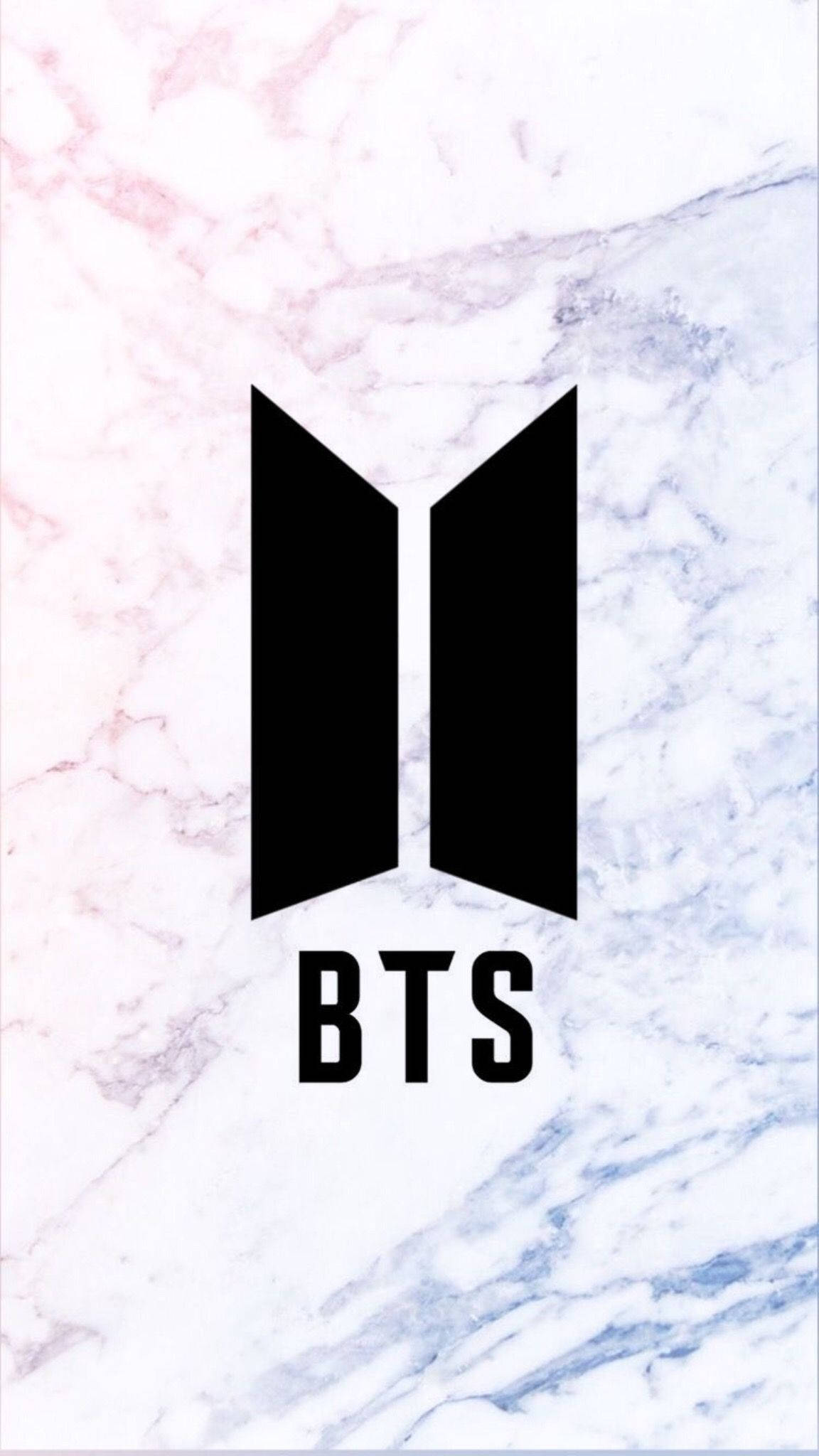 簡約黑色BTS標誌 壁紙