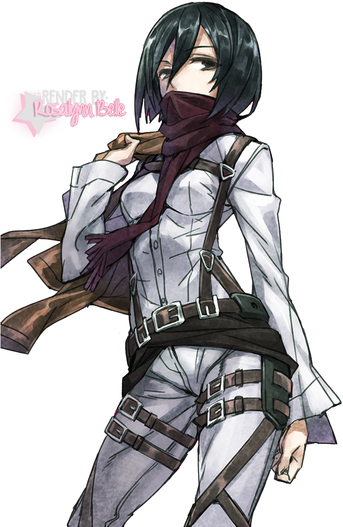 米卡莎·阿卡曼 调查兵团制服 壁紙