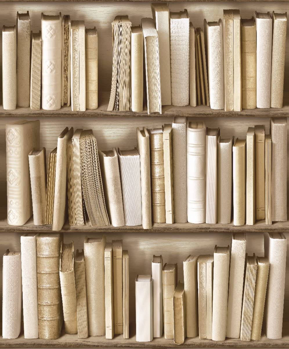 米色棕色美學書籍 壁紙