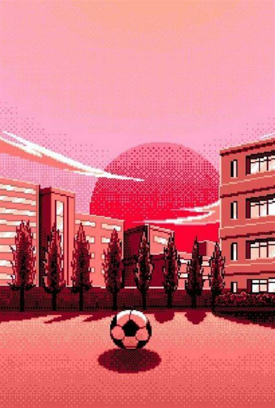 足球美學 — 粉紅美學 GIF 壁紙
