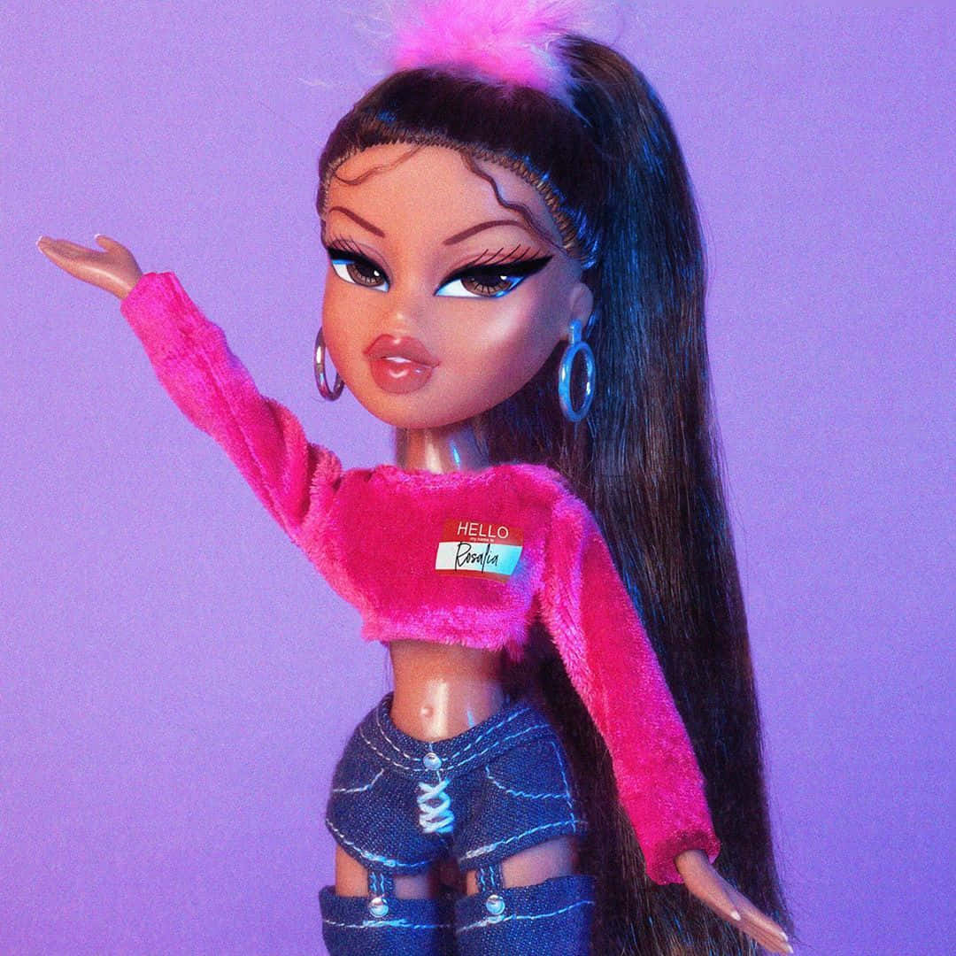 粉紅美學 Bratz 娃娃 Sasha 壁紙