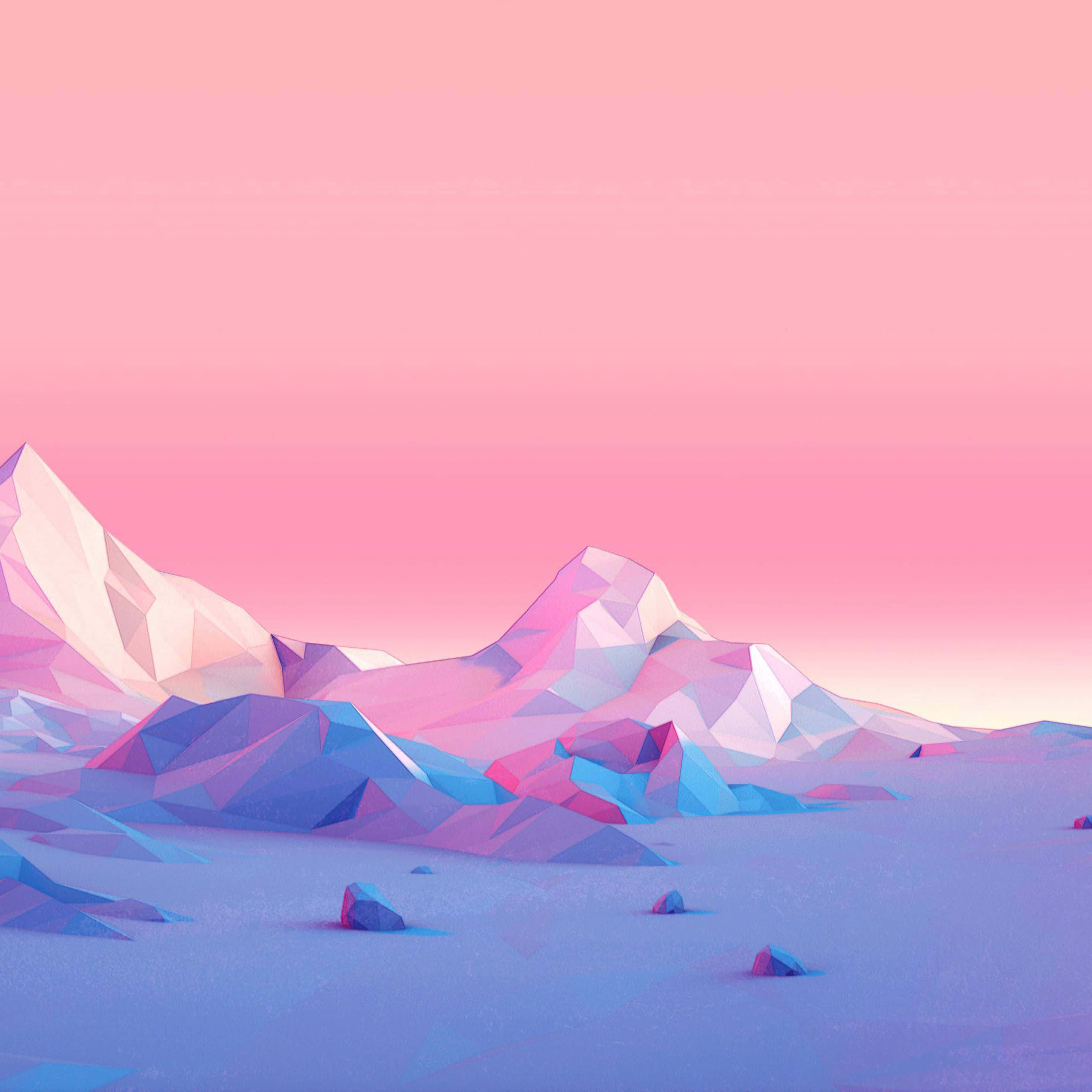 粉色iPad iOS美學背景 壁紙