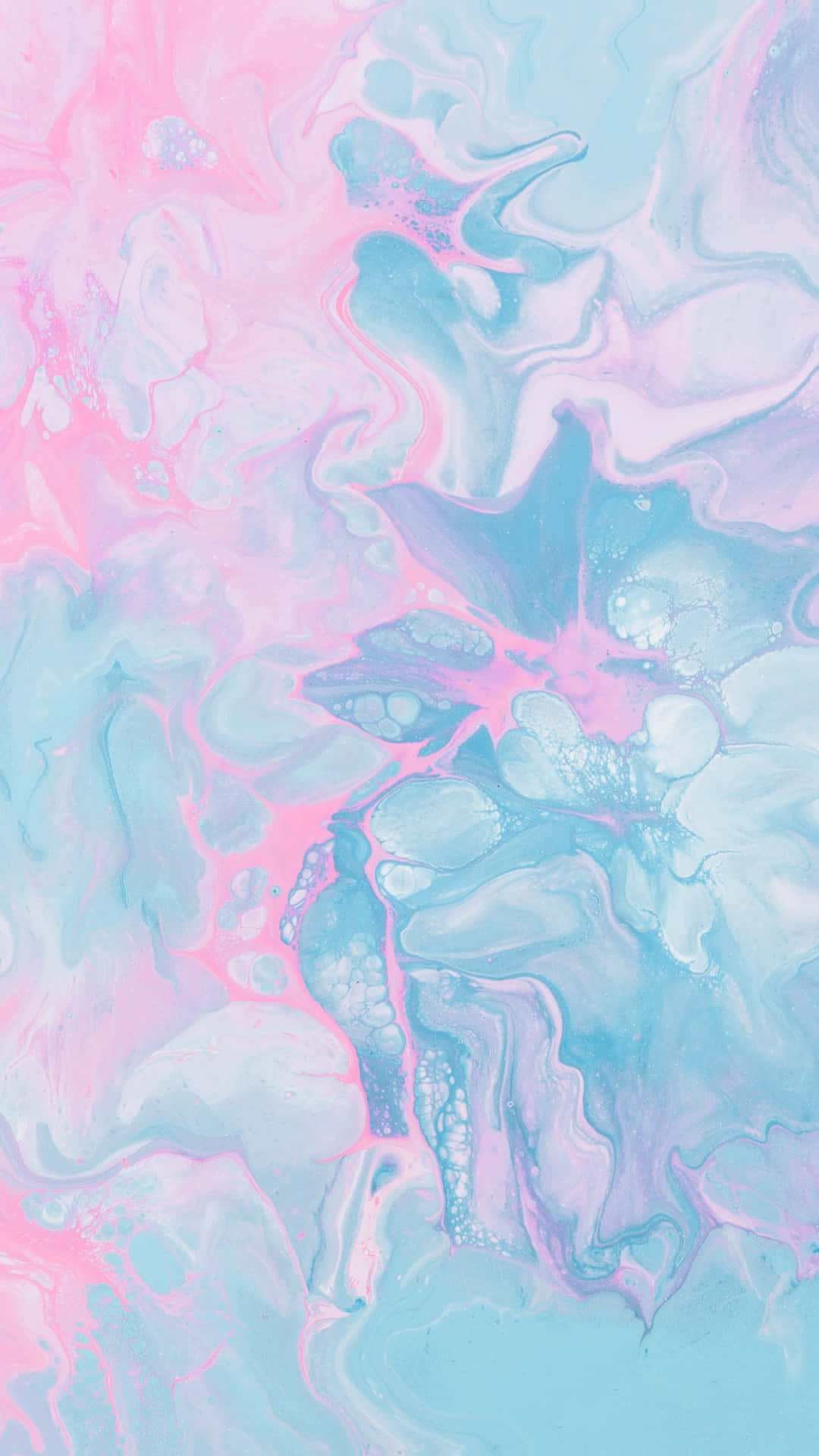 粉藍大理石紋背景 壁紙