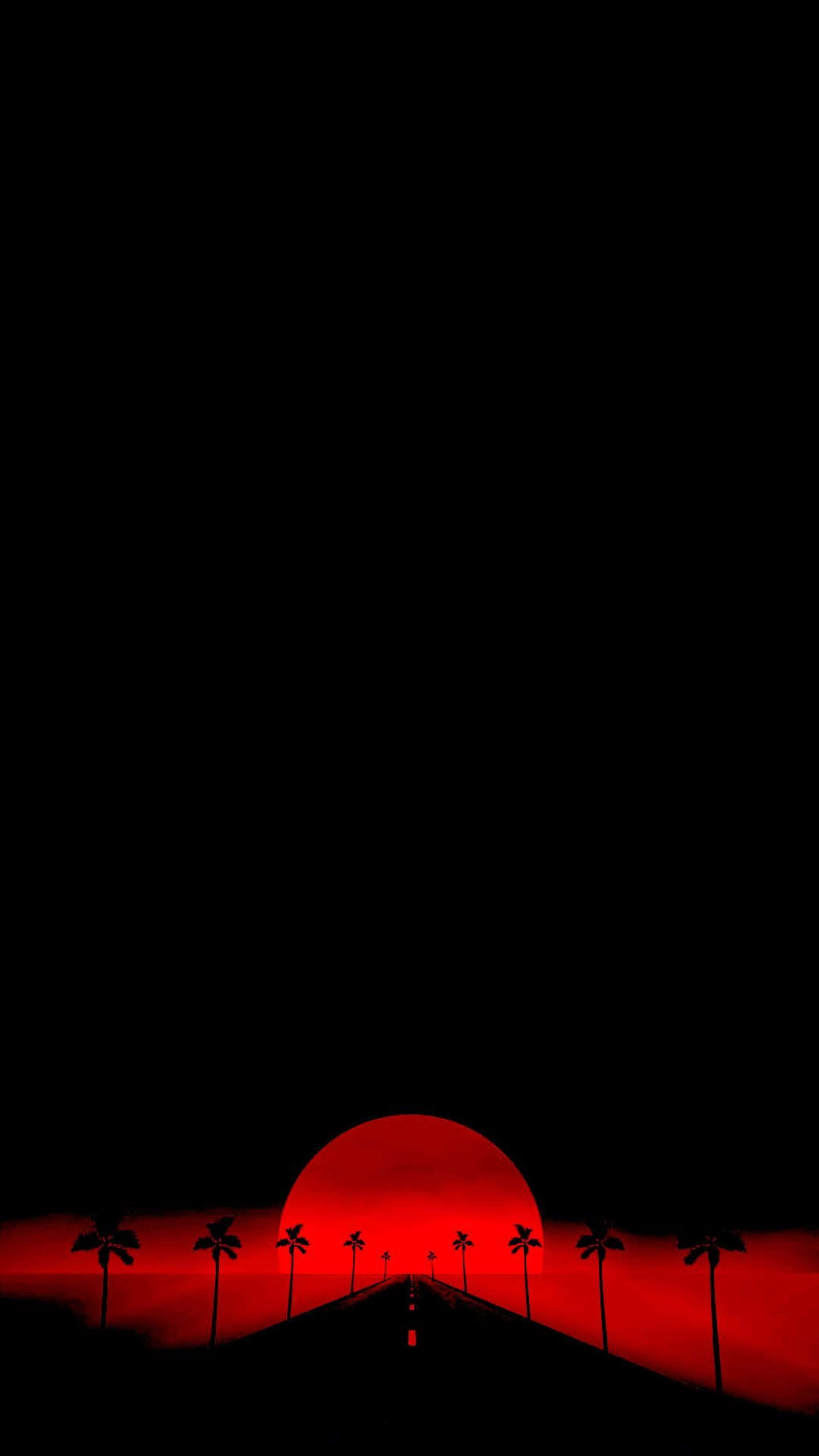 紅日之路 AMOLED 背景 壁紙