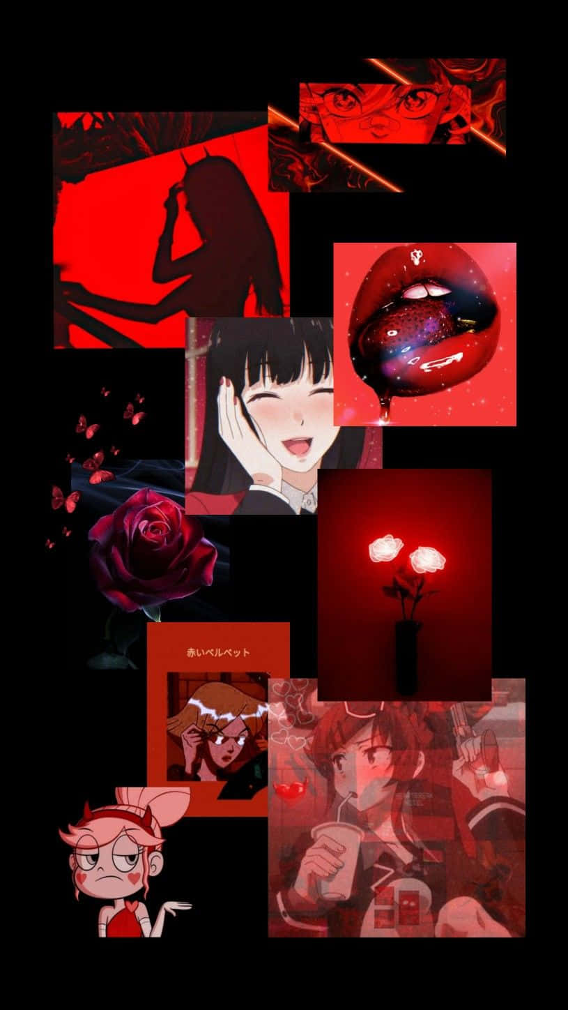 紅色動漫文物美學 壁紙