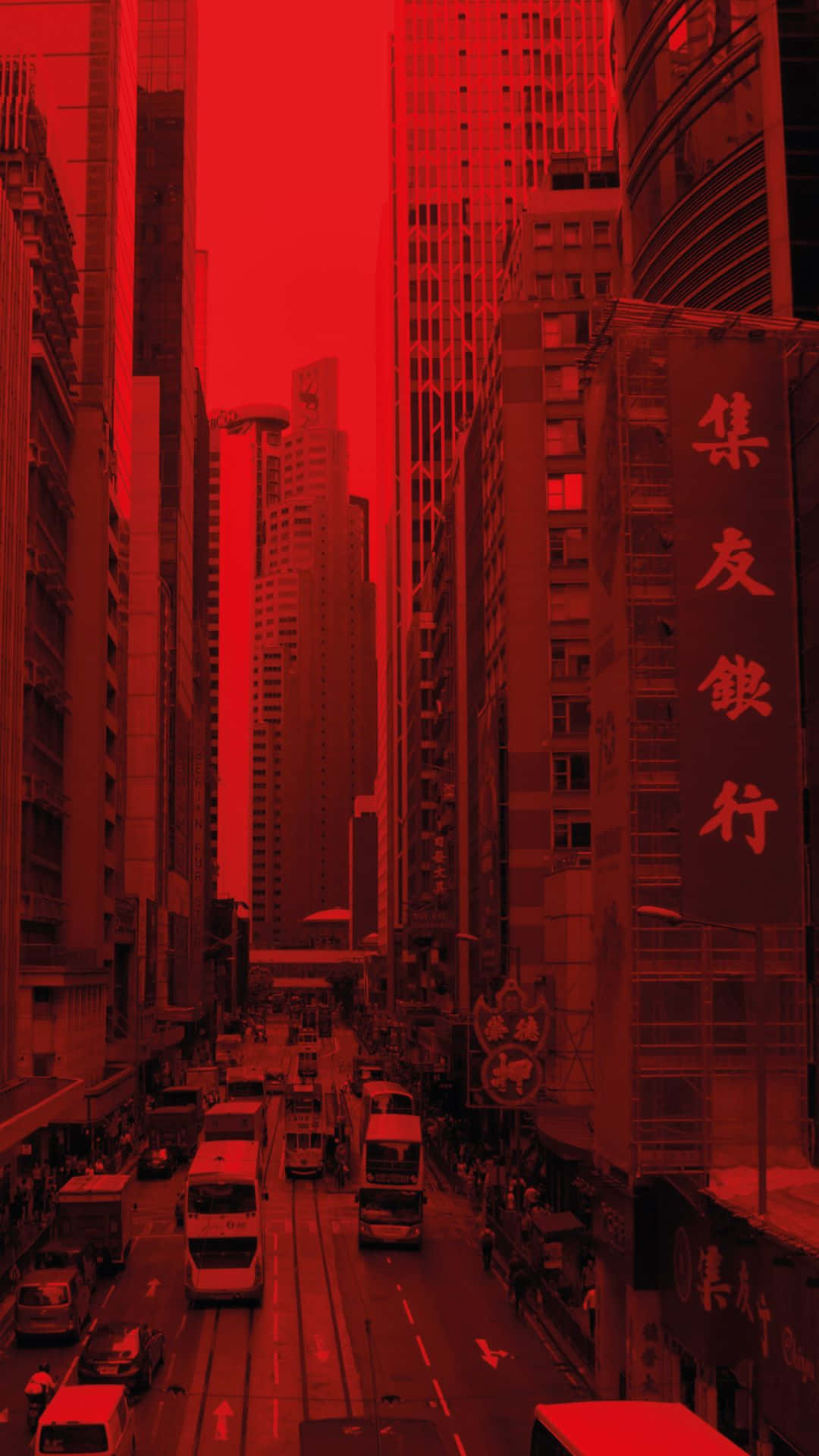 紅色城市美學紅色圖片 壁紙