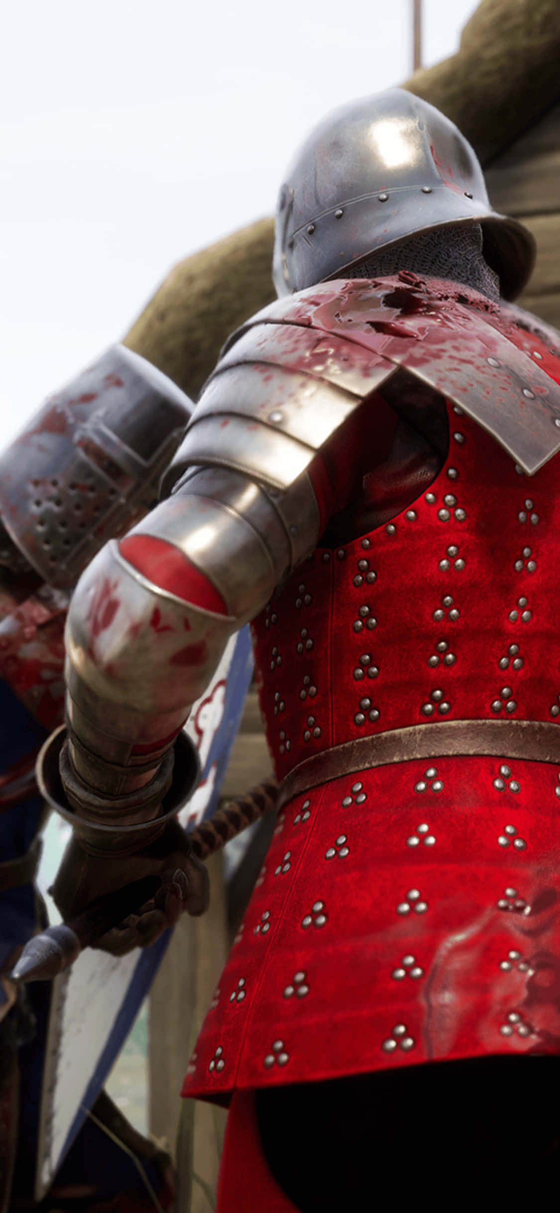 紅色戰士 iPhone Xs Mordhau 背景 壁紙