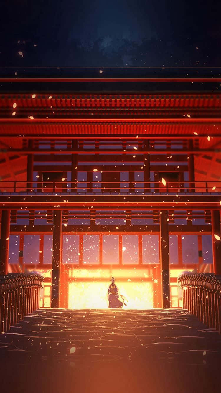 紅色火焰動漫美學 壁紙