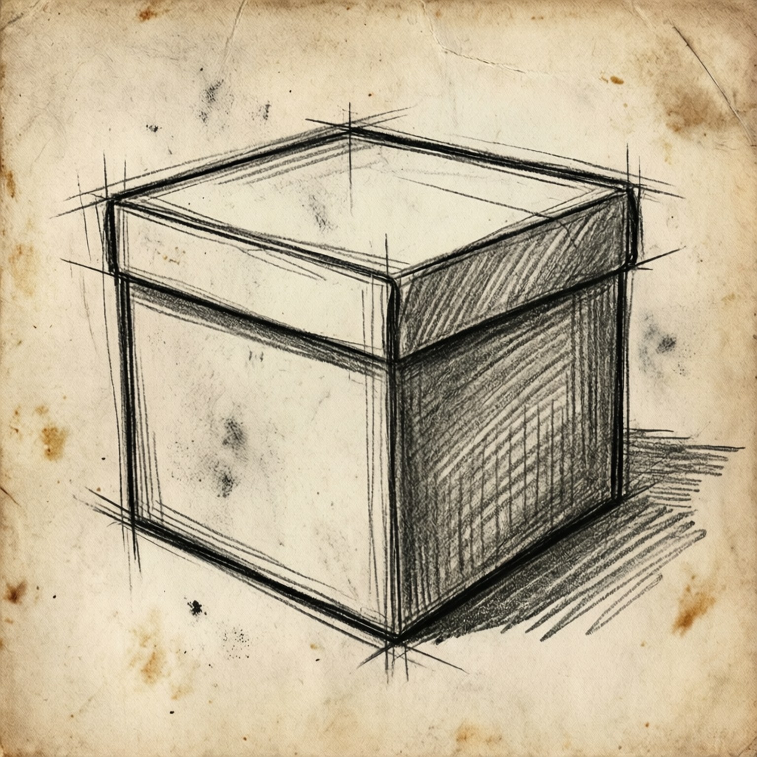 素描风格方框轮廓 壁紙
