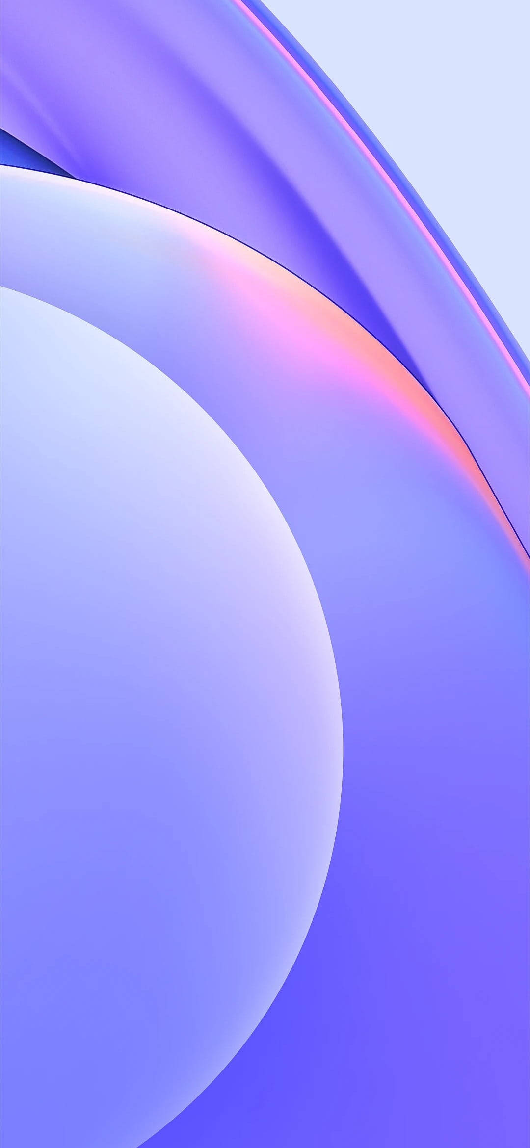 紫光球體適用於小米紅米Note 9 壁紙