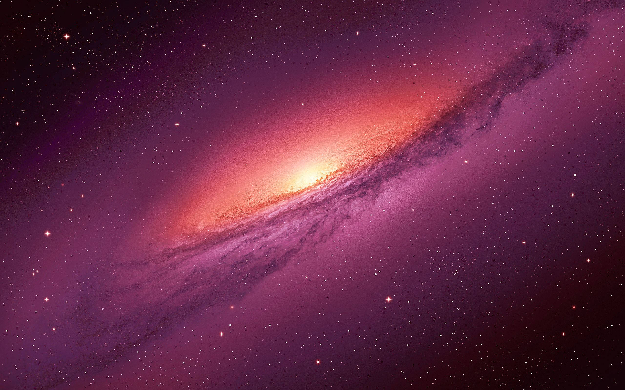 紫色星系太空背景 壁紙