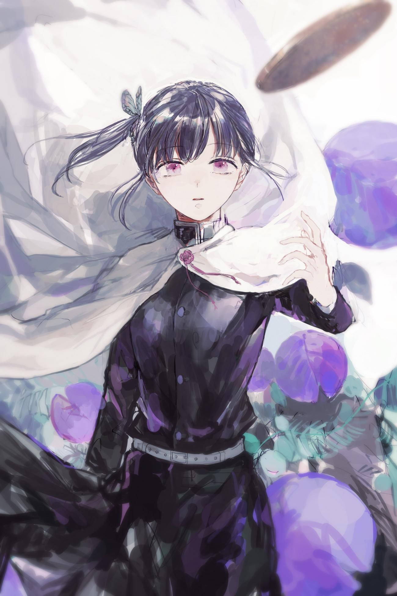 紫色栗花落香奈乎 壁紙