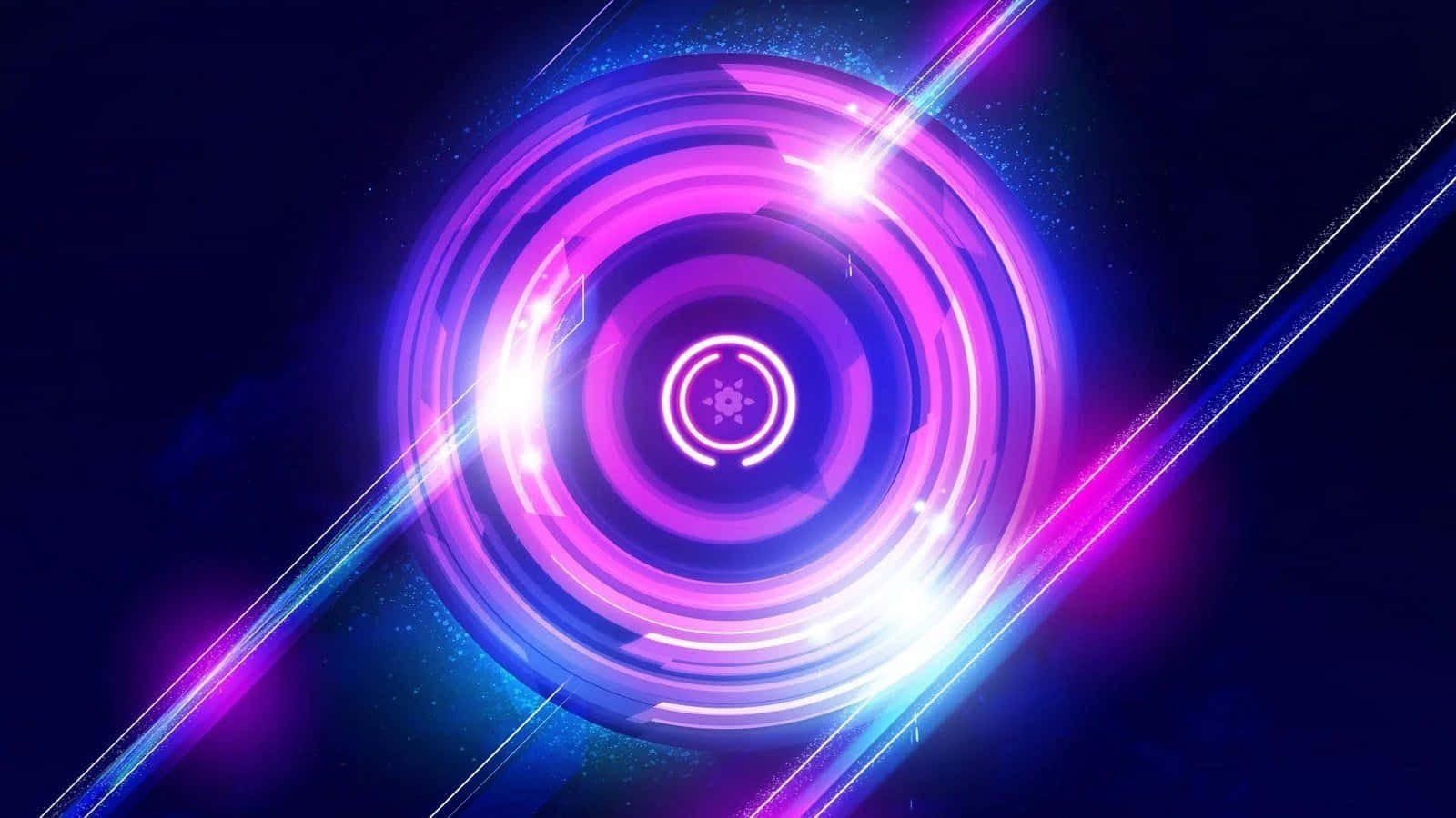 紫色美學圓形光暈背景 壁紙