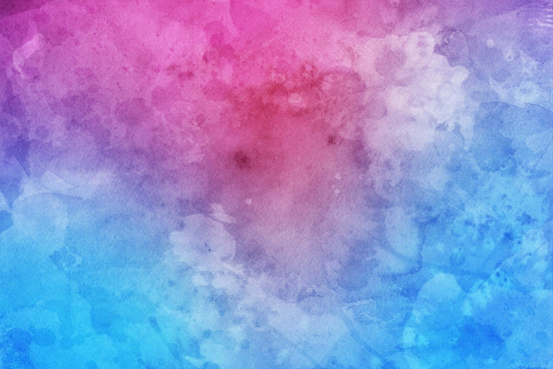 紫色與藍色水彩背景 壁紙