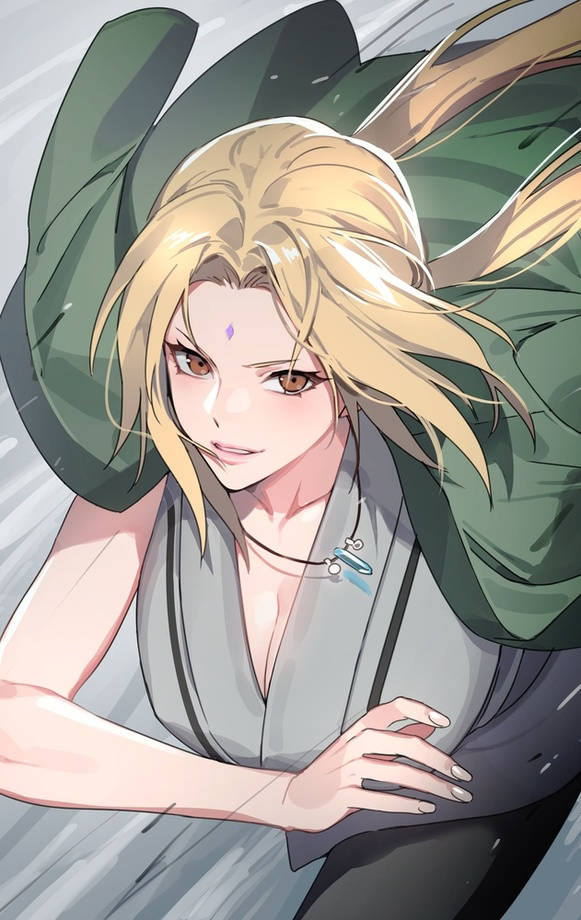 綱手奔跑 — 火影忍者 手机 GIF 壁紙