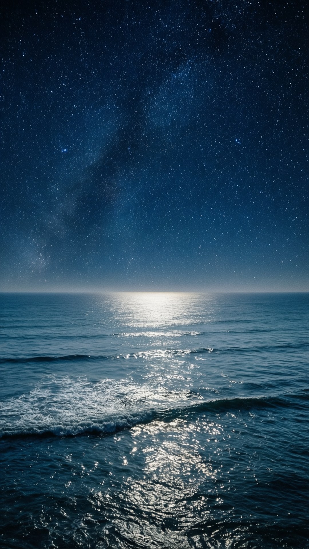 繁星海洋夜空 壁紙