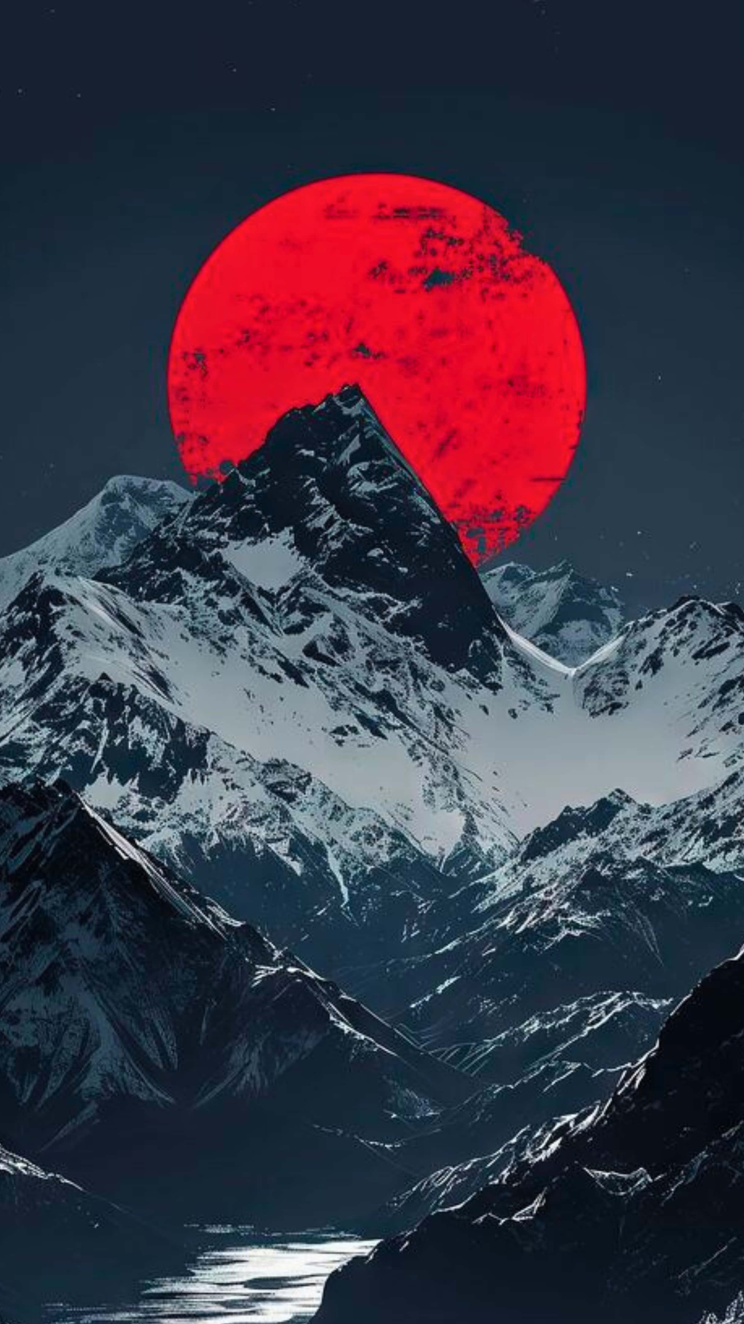 红月 壁紙