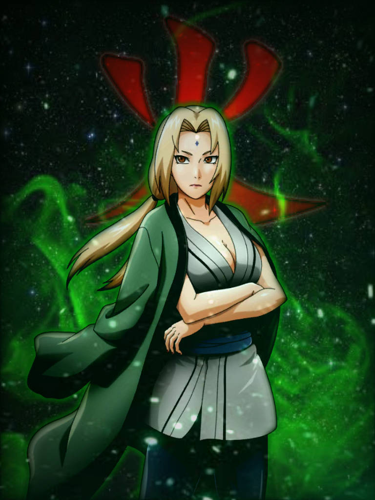 纲手双臂交叉 壁紙