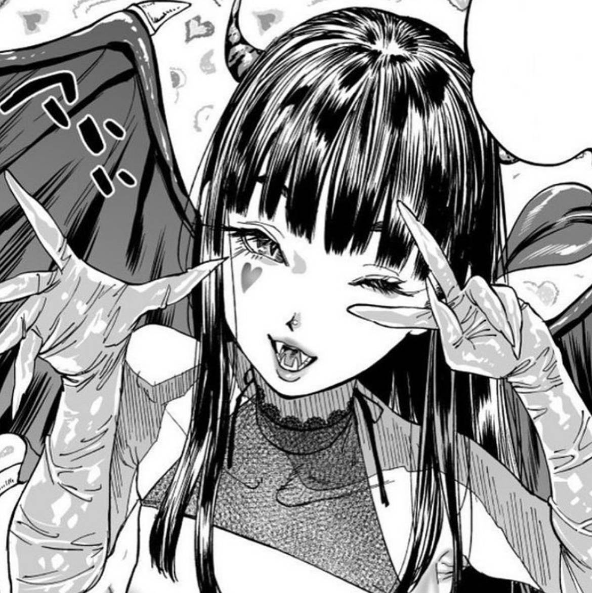 美學惡魔少女暗黑動漫頭像 壁紙