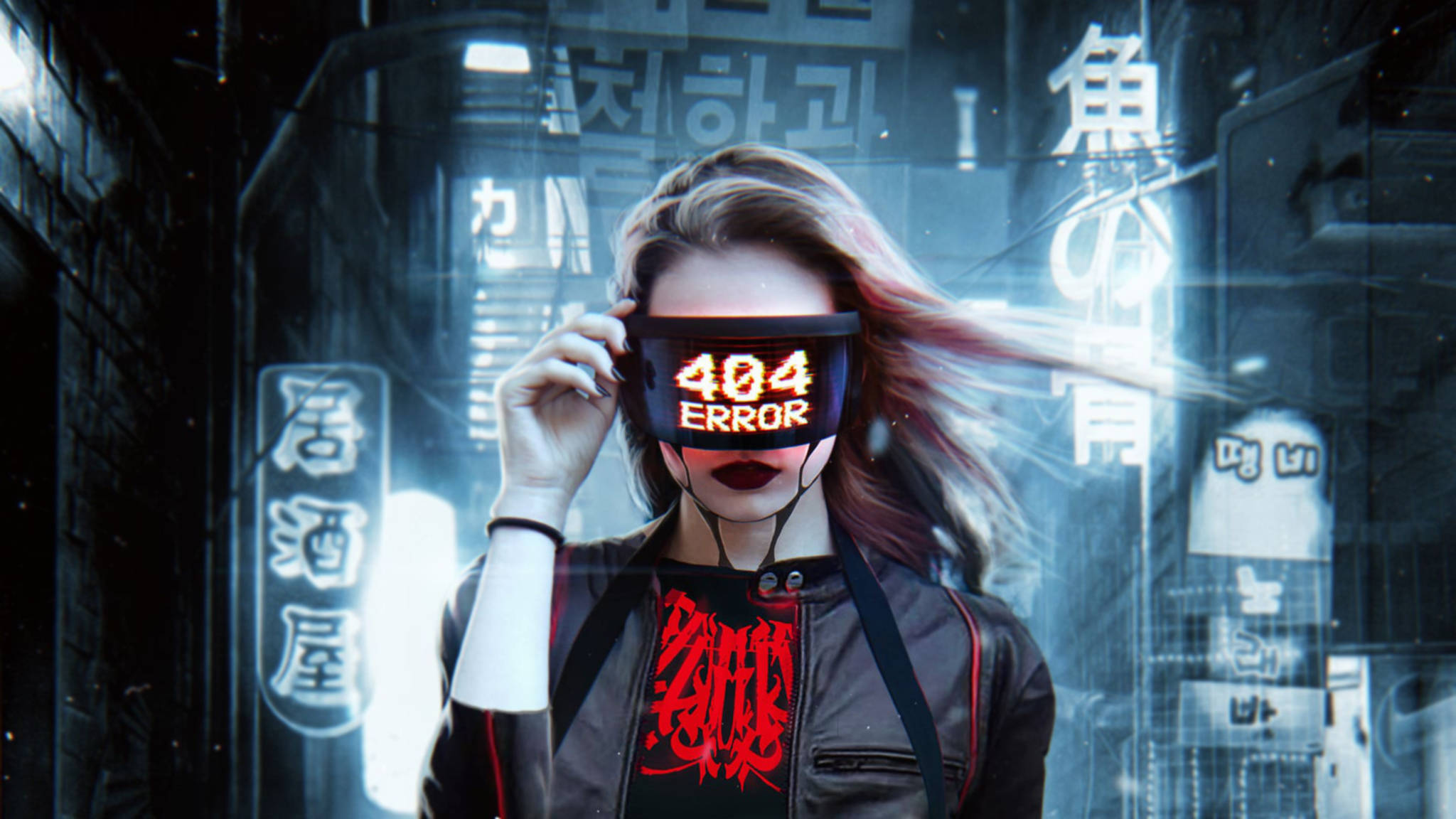 美學桌面未來賽博龐克 壁紙