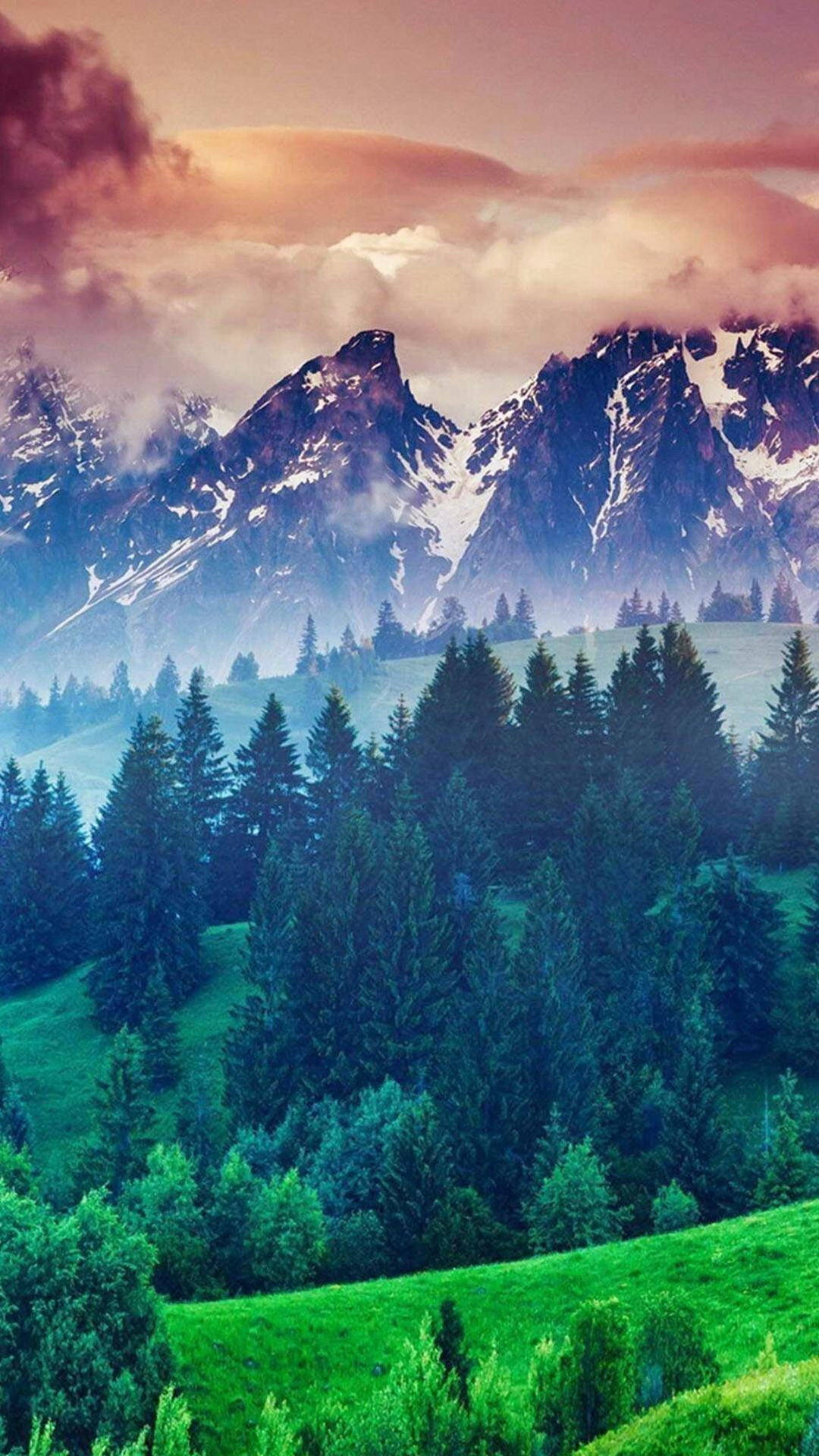 自然手機雪山 壁紙