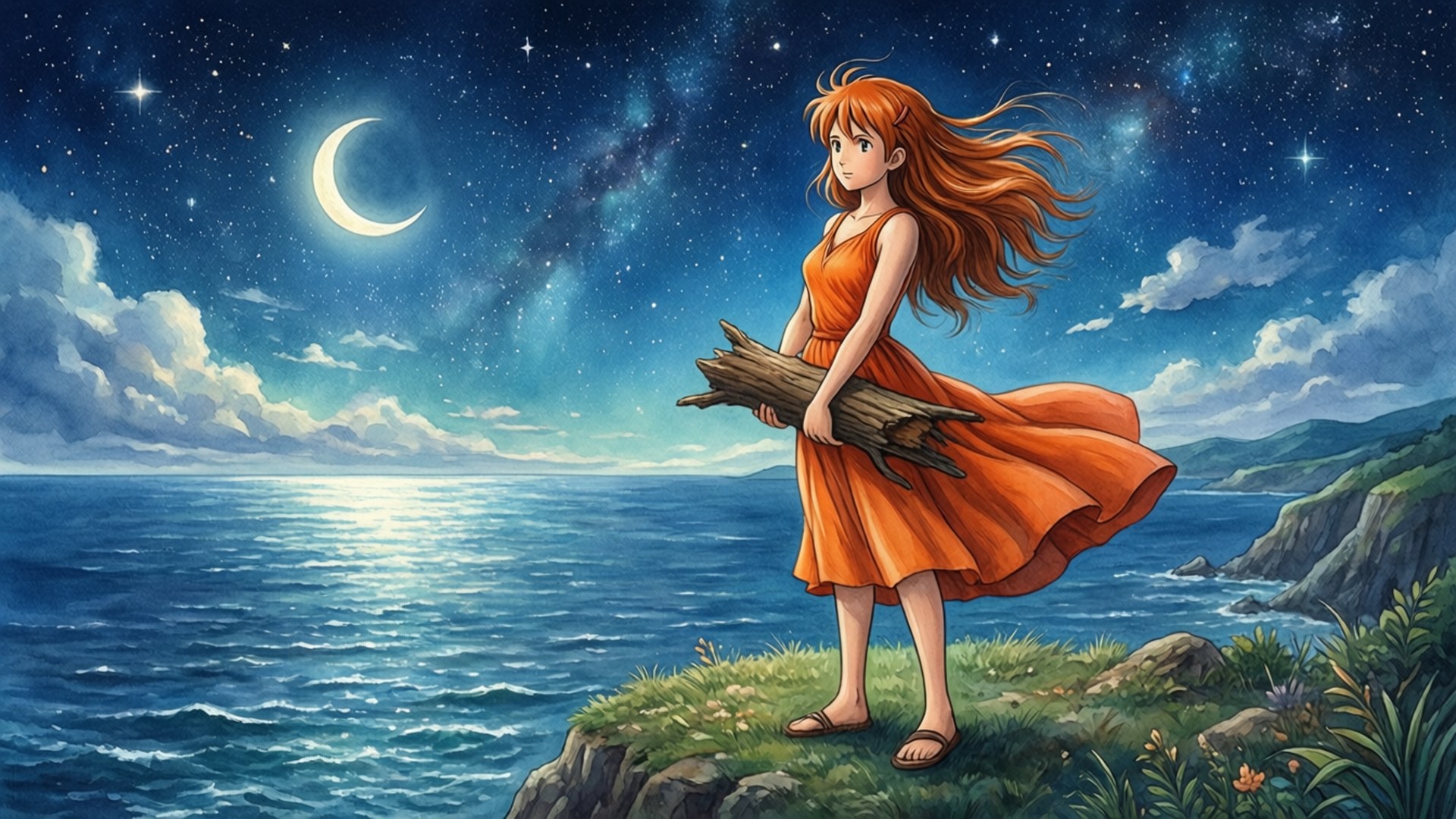 航海士的夜空 壁紙
