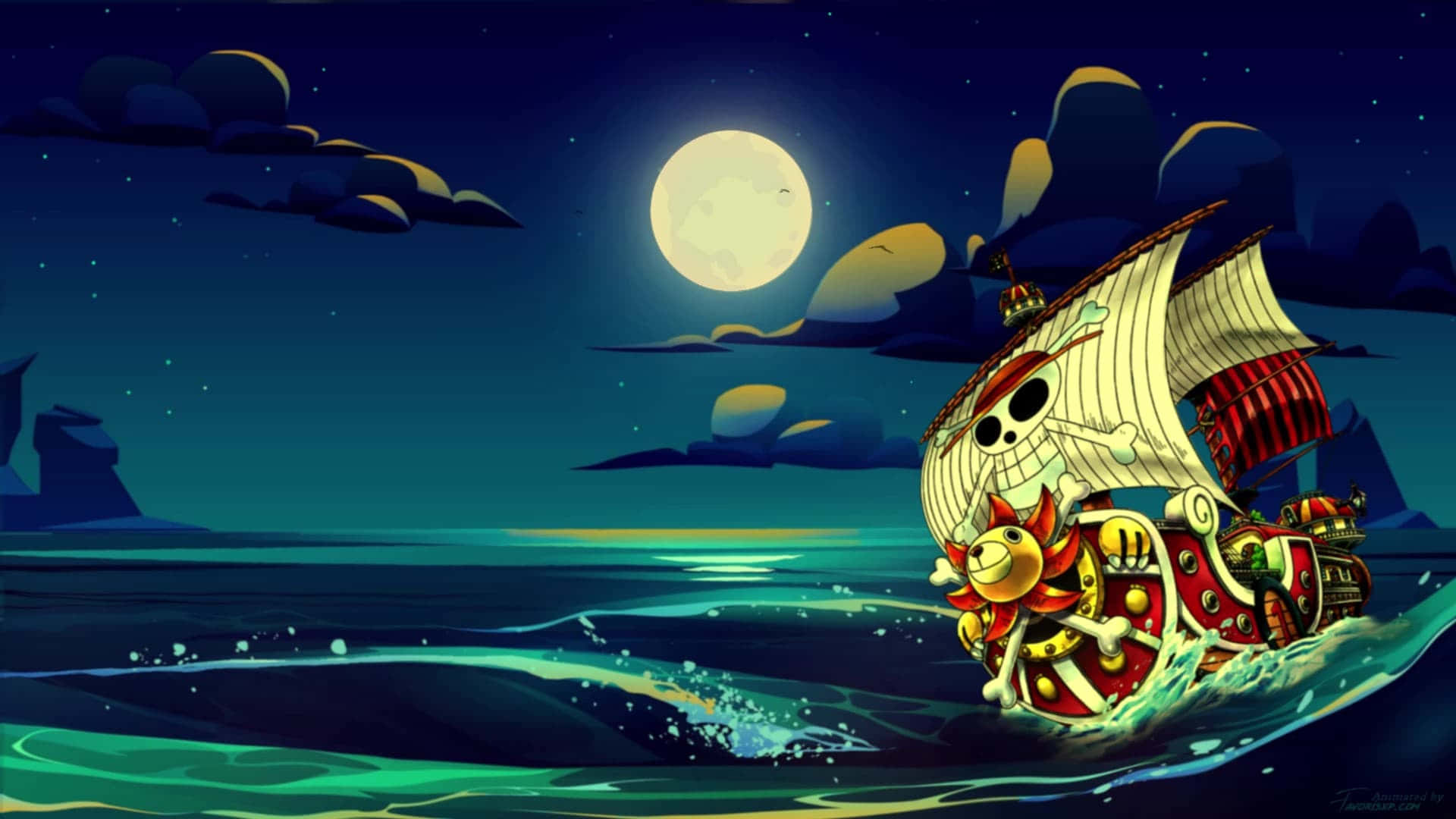 航海王海盗船航行画面 壁紙