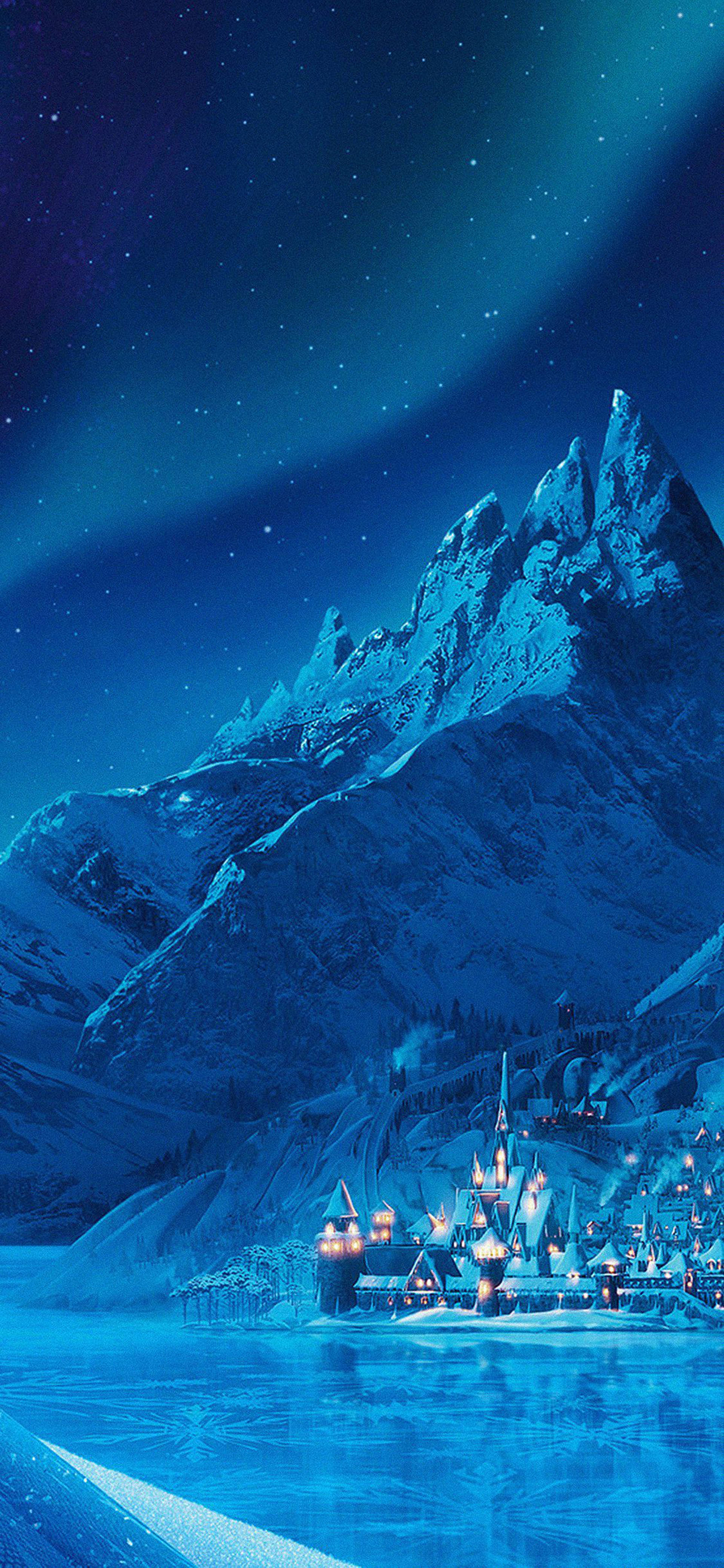 艾倫戴爾冰雪城堡山 壁紙