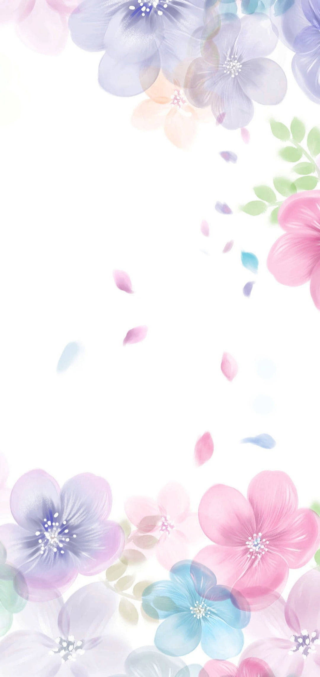 花朵手机向量艺术 壁紙