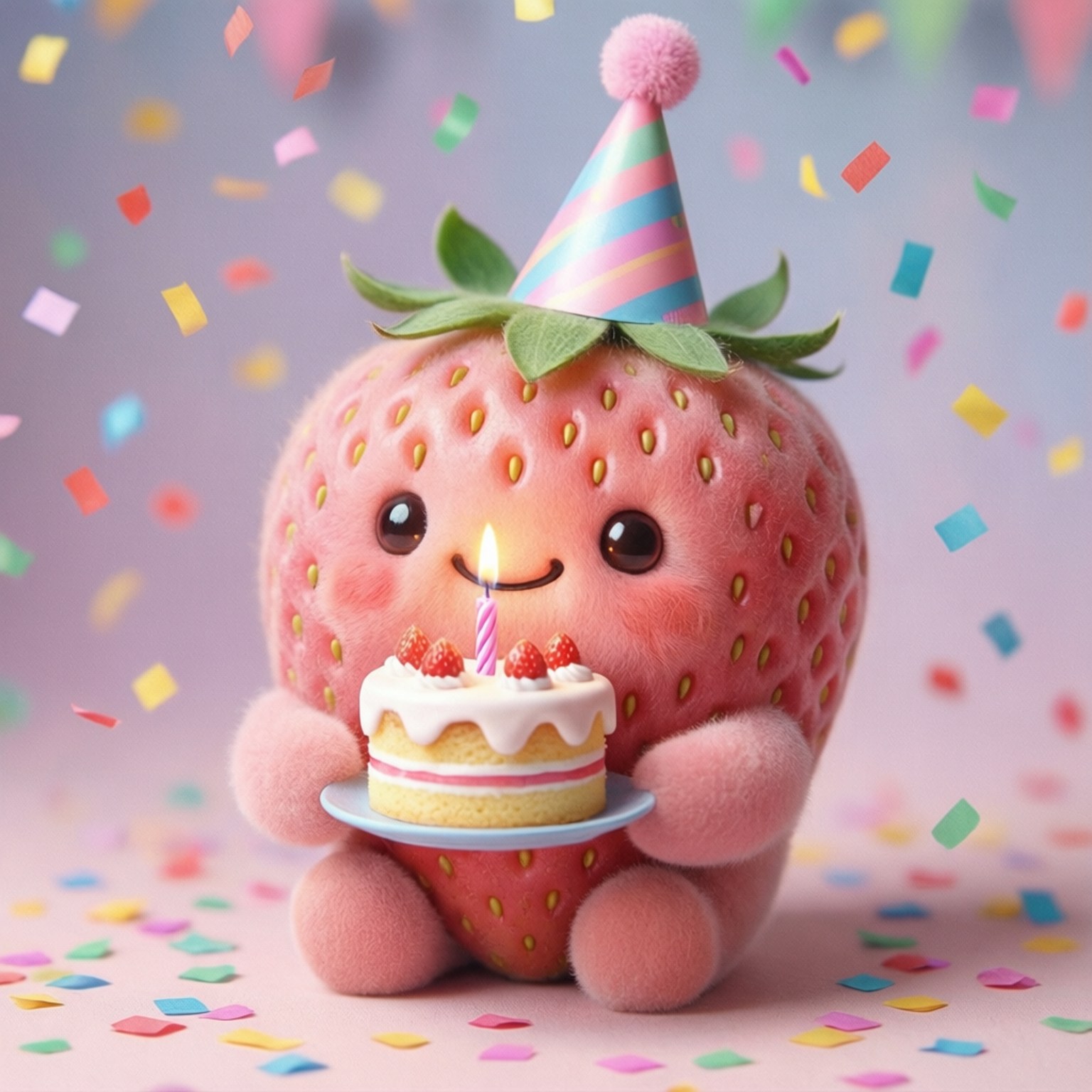 草莓生日快樂 壁紙