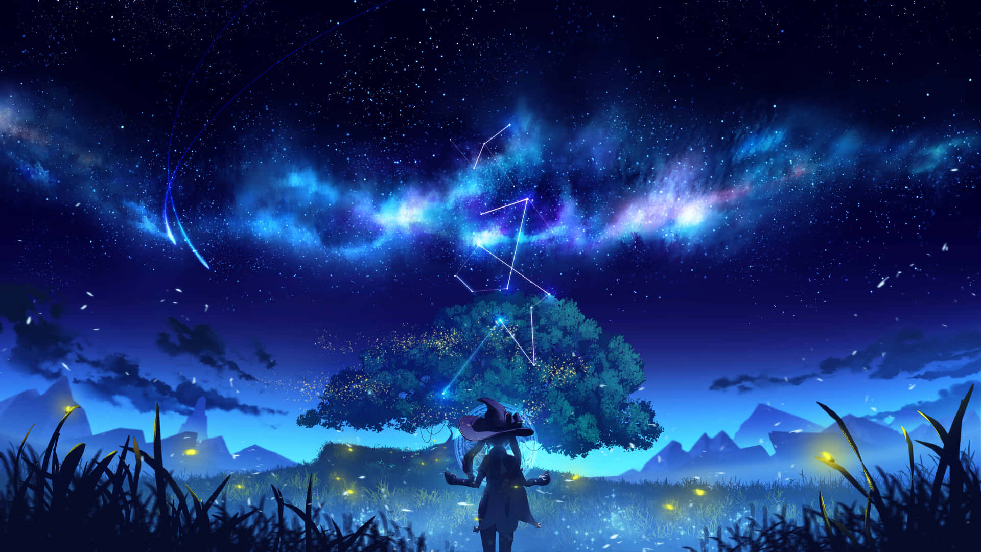 莫娜·蒙德城原神头像 — 動畫風景 壁紙
