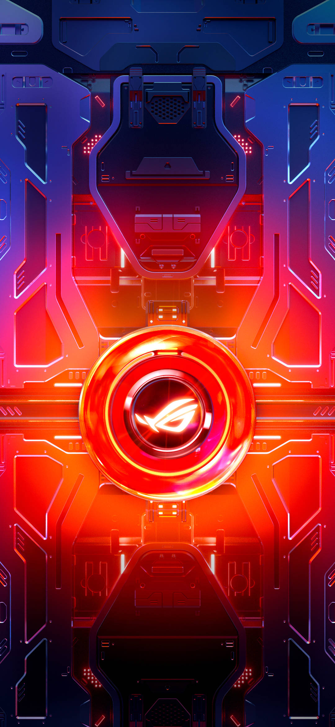 華碩 ROG 手機紅色圓圈 壁紙
