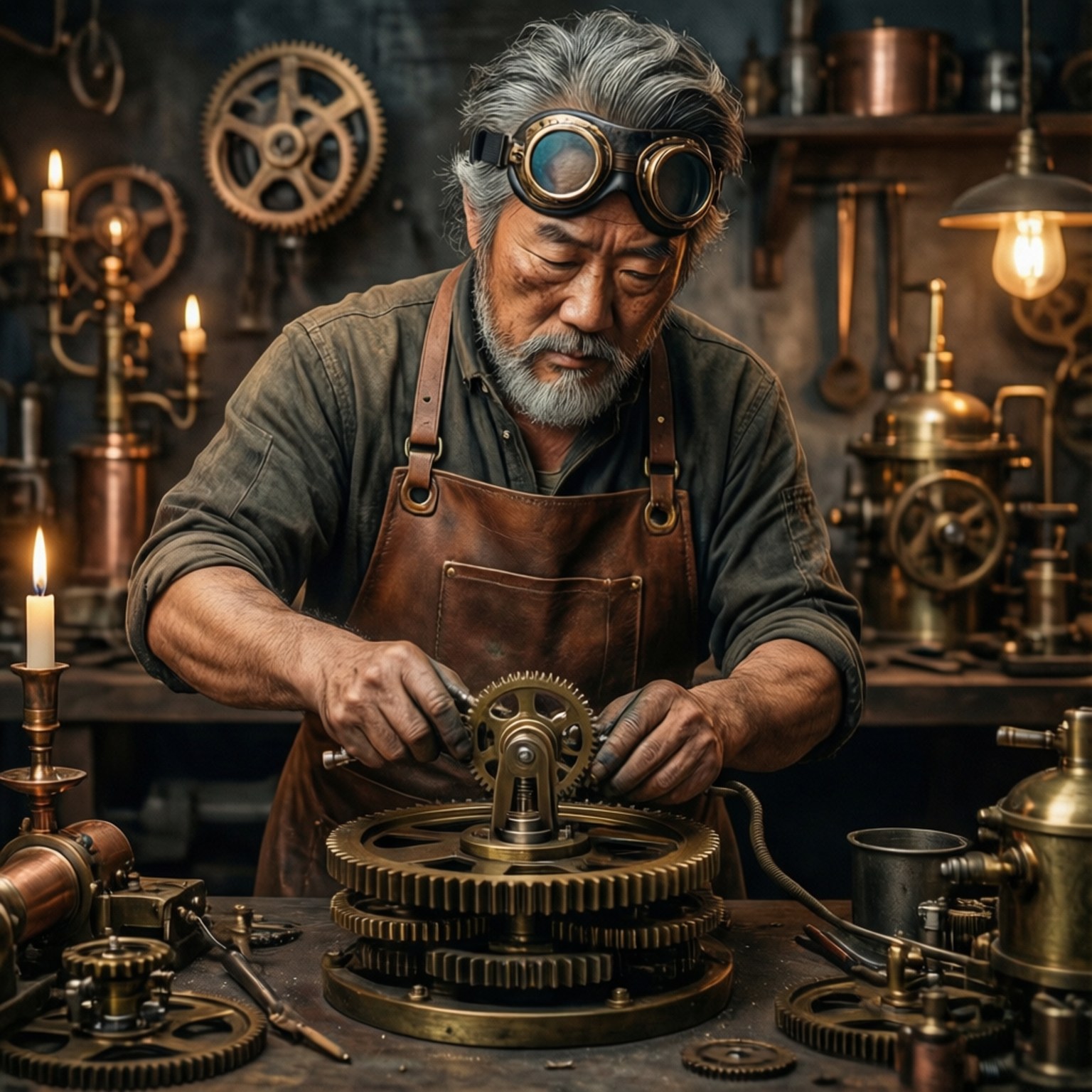 蒸汽朋克发明家 壁紙