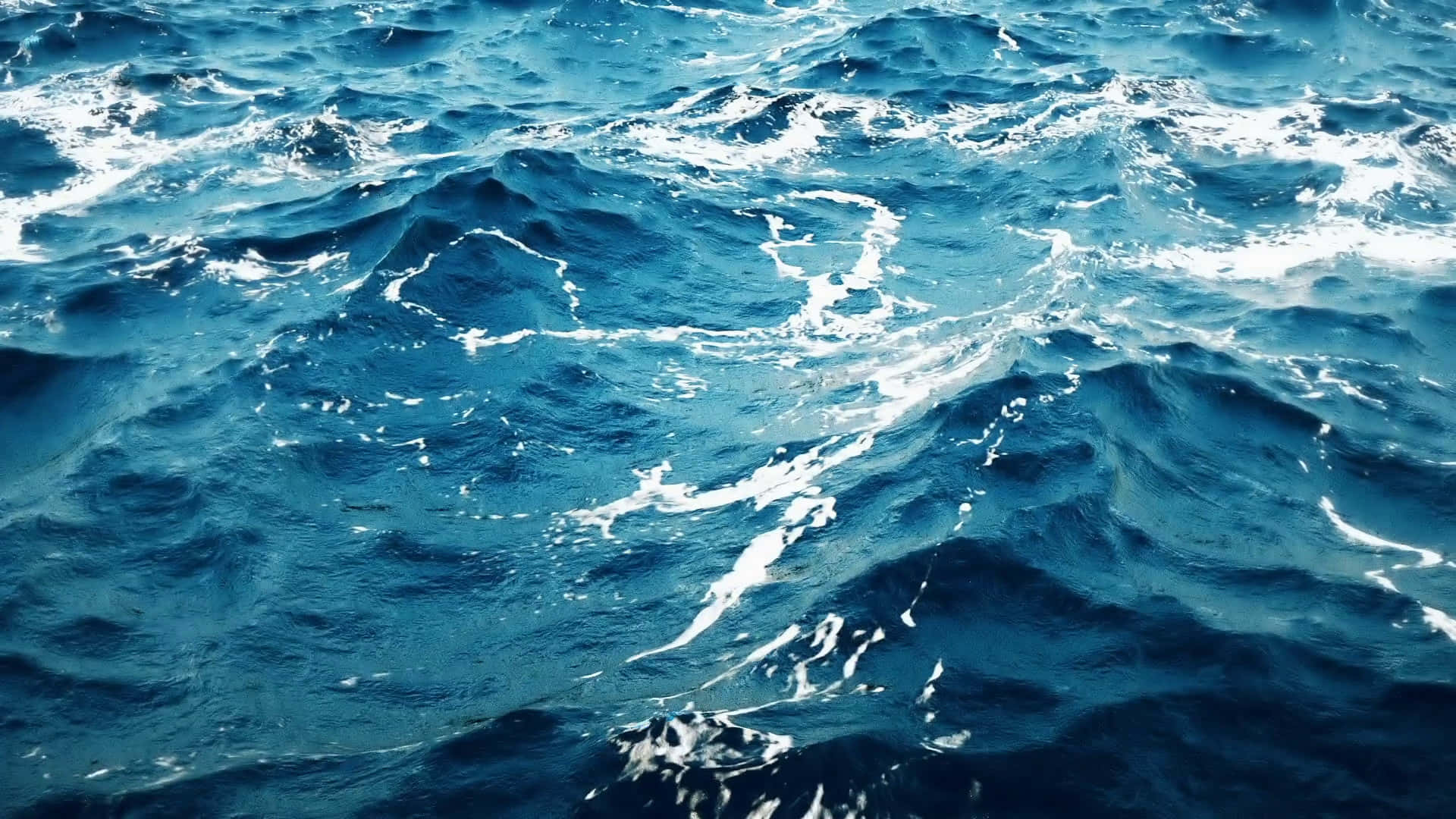 蓝色海洋水背景 壁紙