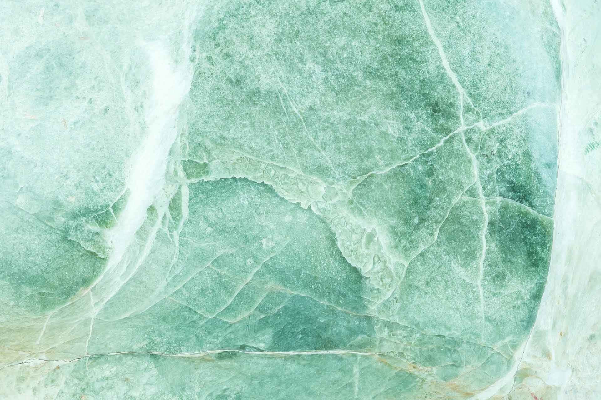 薄荷色葉片的清新活力影像 壁紙