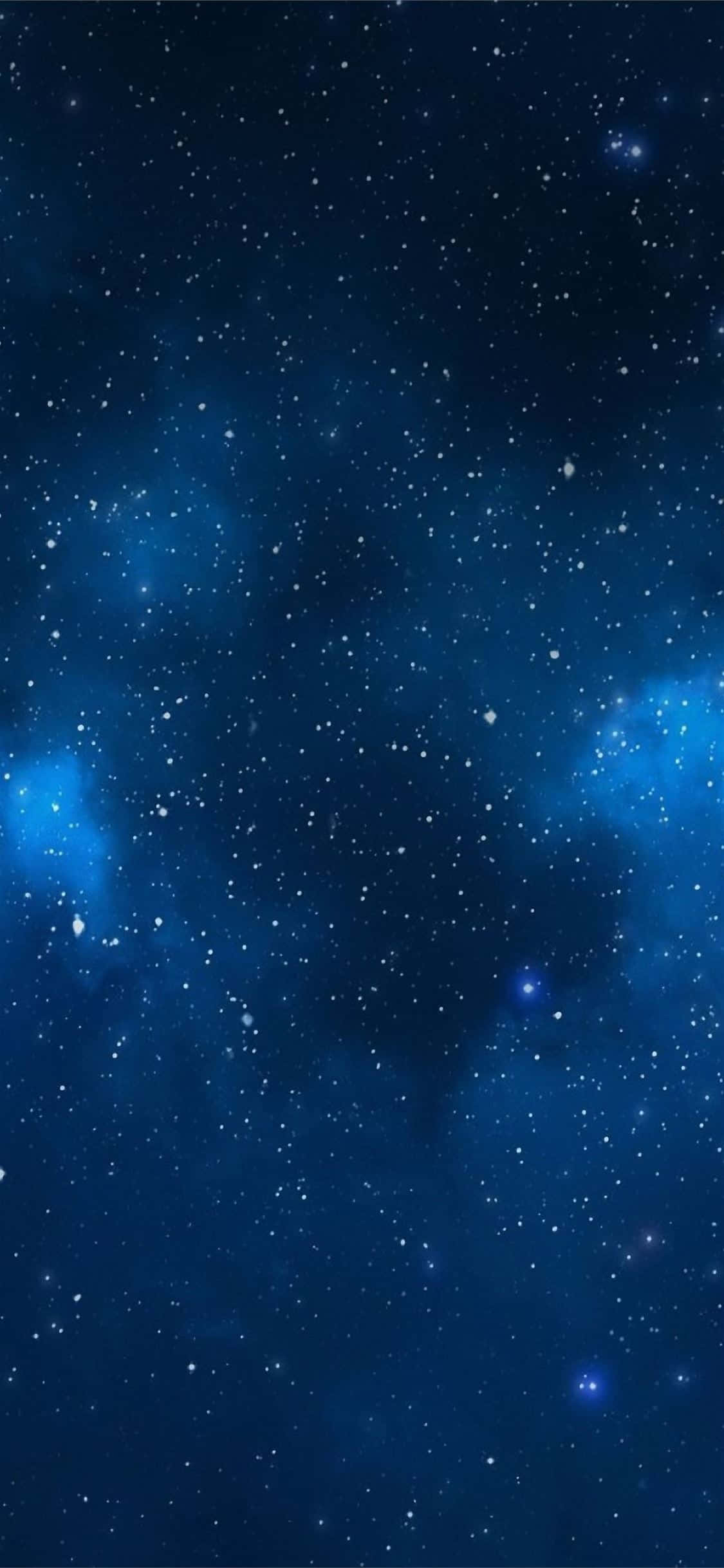 藍色星空背景，滿佈星辰與星光 壁紙