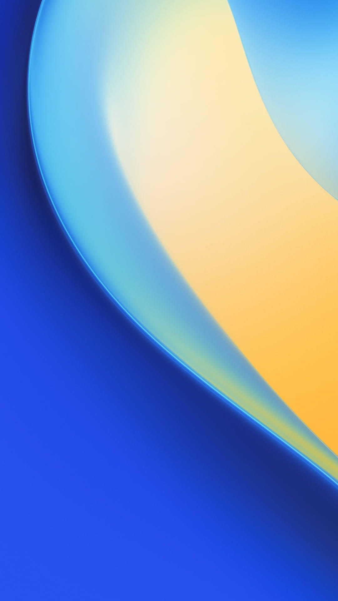 藍色曲線 iPhone 7 原創 壁紙